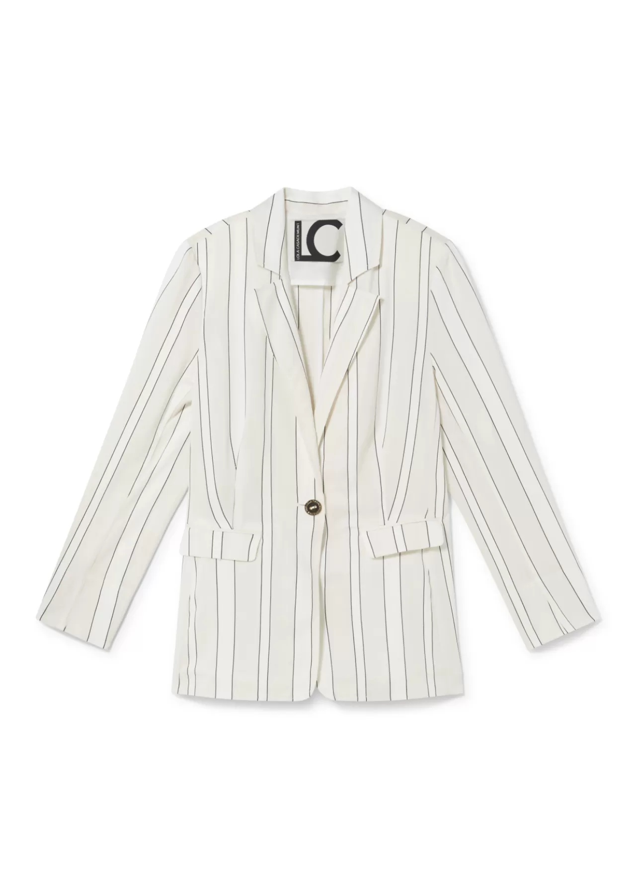 Lola Casademunt Americana blazer con rayas NARANJA-BLANCO Cheap