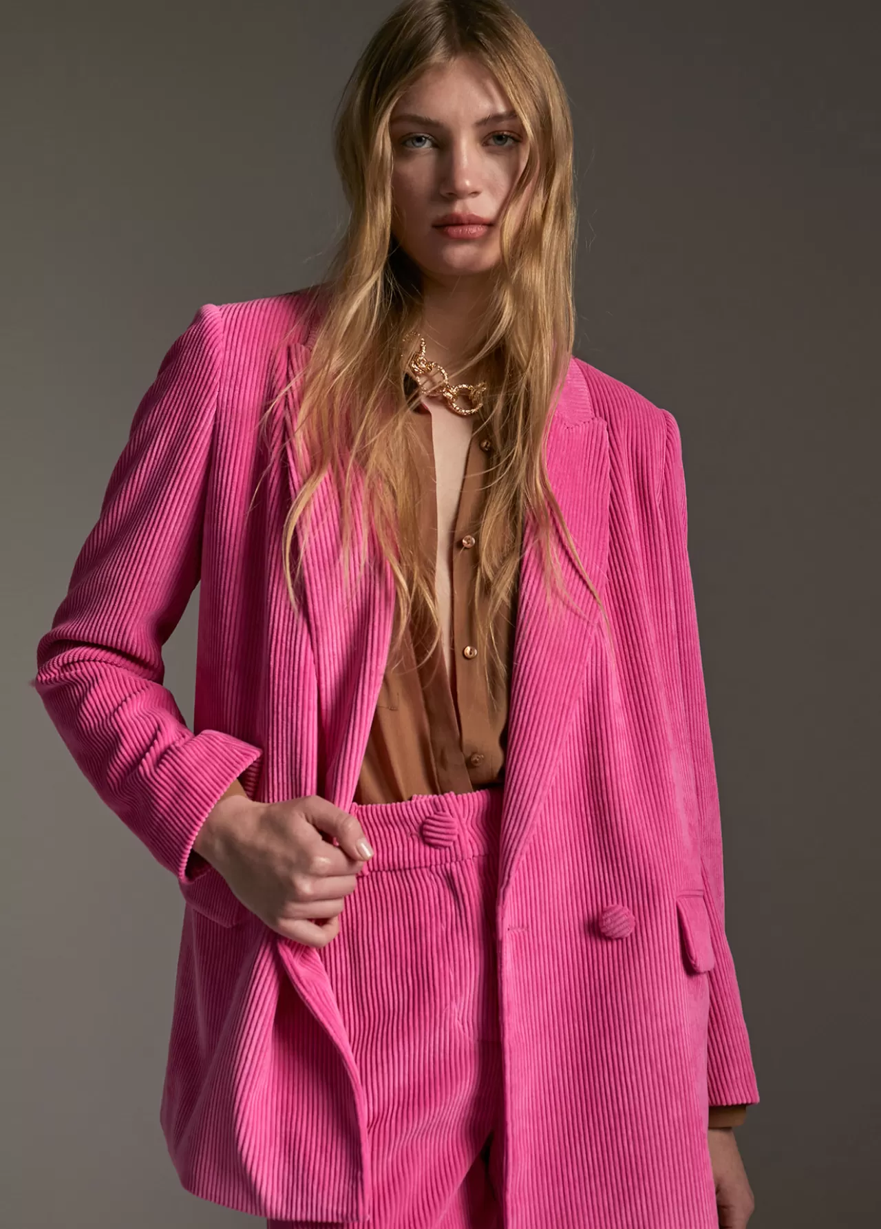 Lola Casademunt Americana oversize de pana ROSA Store