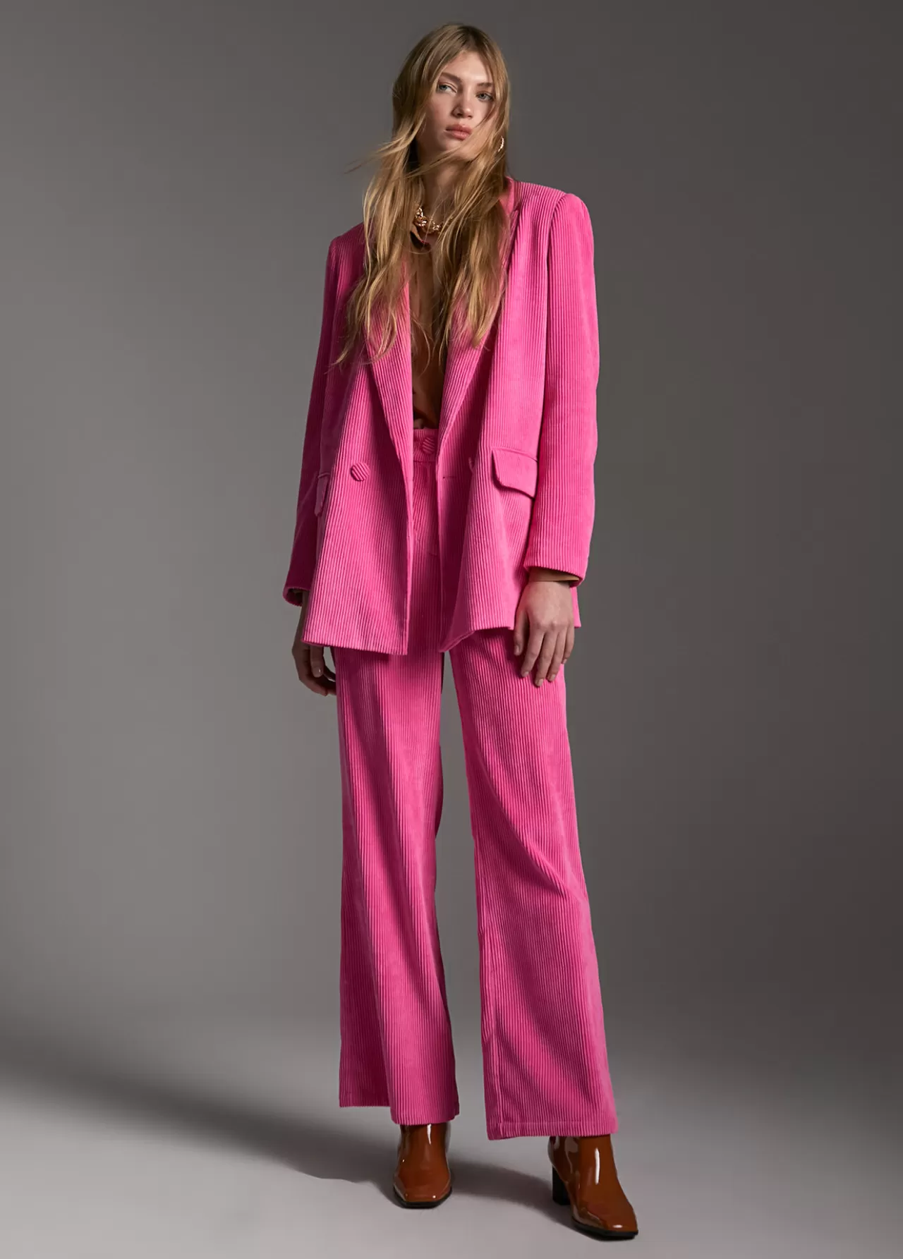 Lola Casademunt Americana oversize de pana ROSA Store