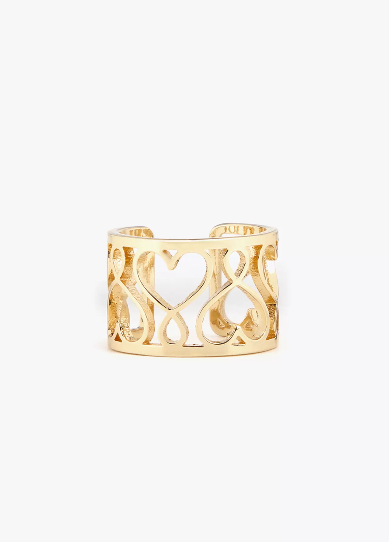 Lola Casademunt Anillo corazones infinitos maxi DORADO Cheap