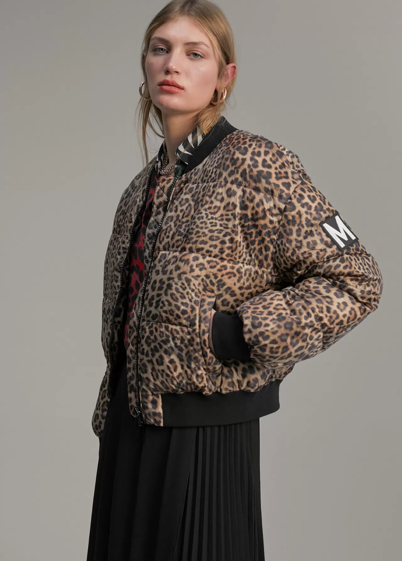 Lola Casademunt Anorak animal print MARRON-NEGRO Hot