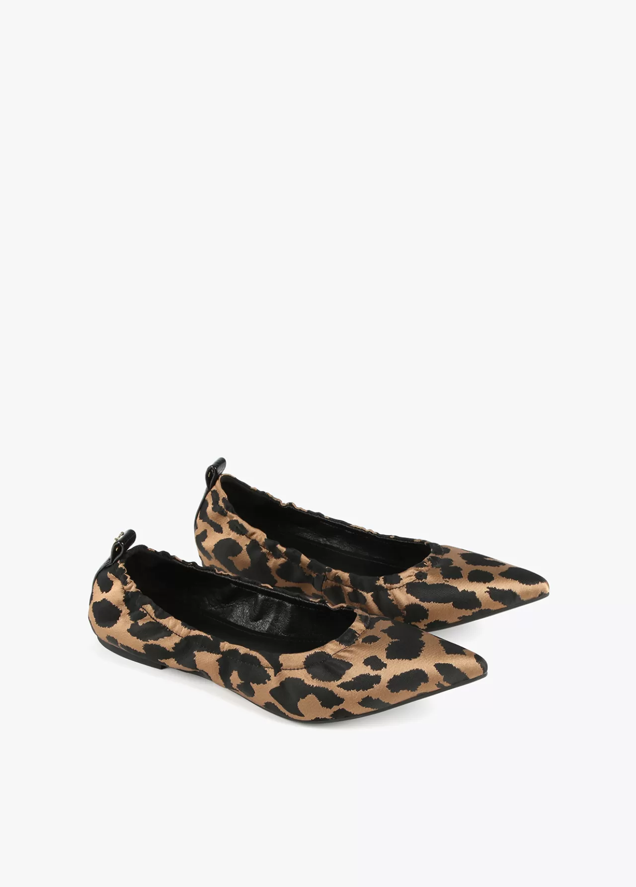 Lola Casademunt Bailarina animal print CRUDO-NEGRO Discount