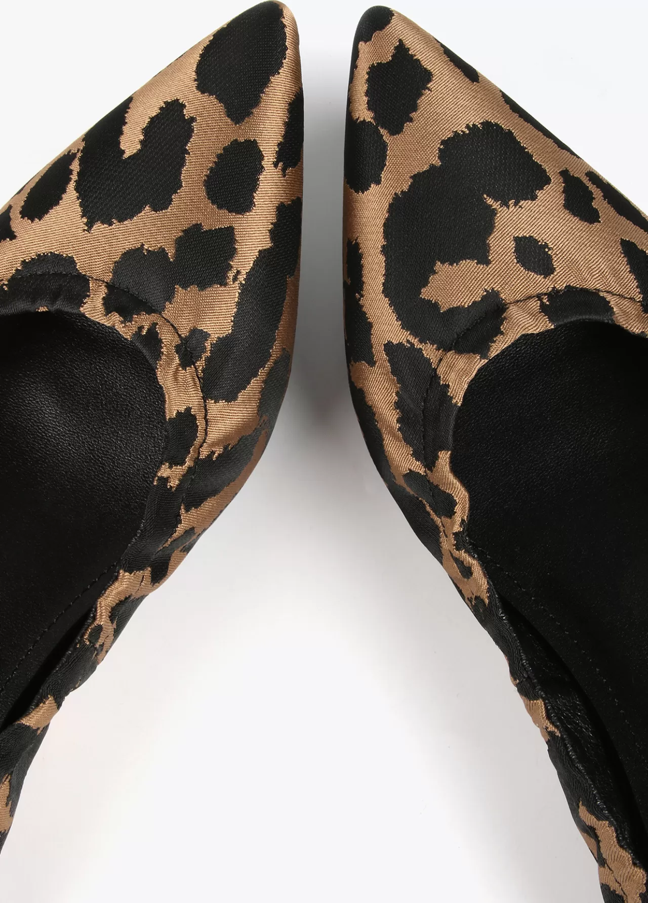 Lola Casademunt Bailarina animal print CRUDO-NEGRO Discount