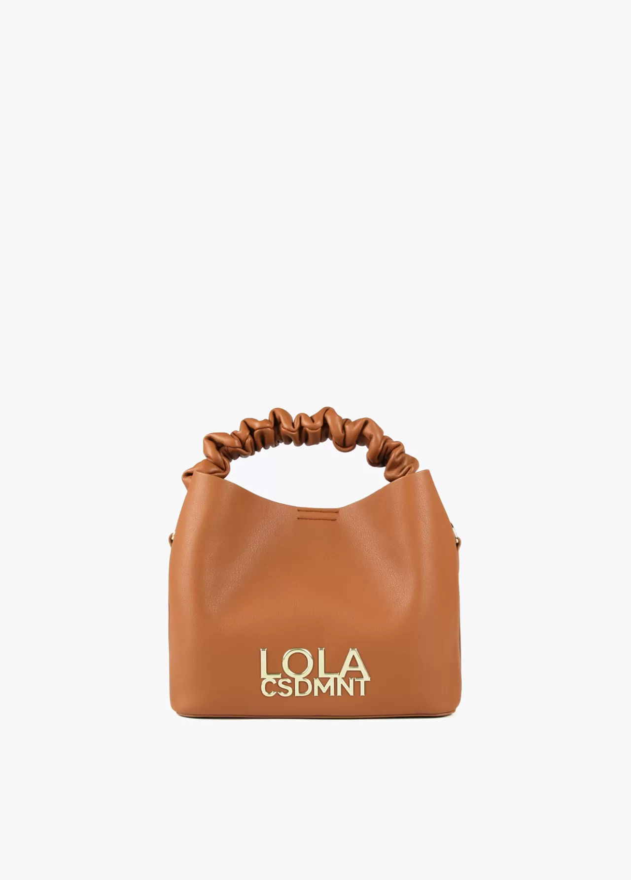 Lola Casademunt Bandolera con asa fruncida NEGRO Shop