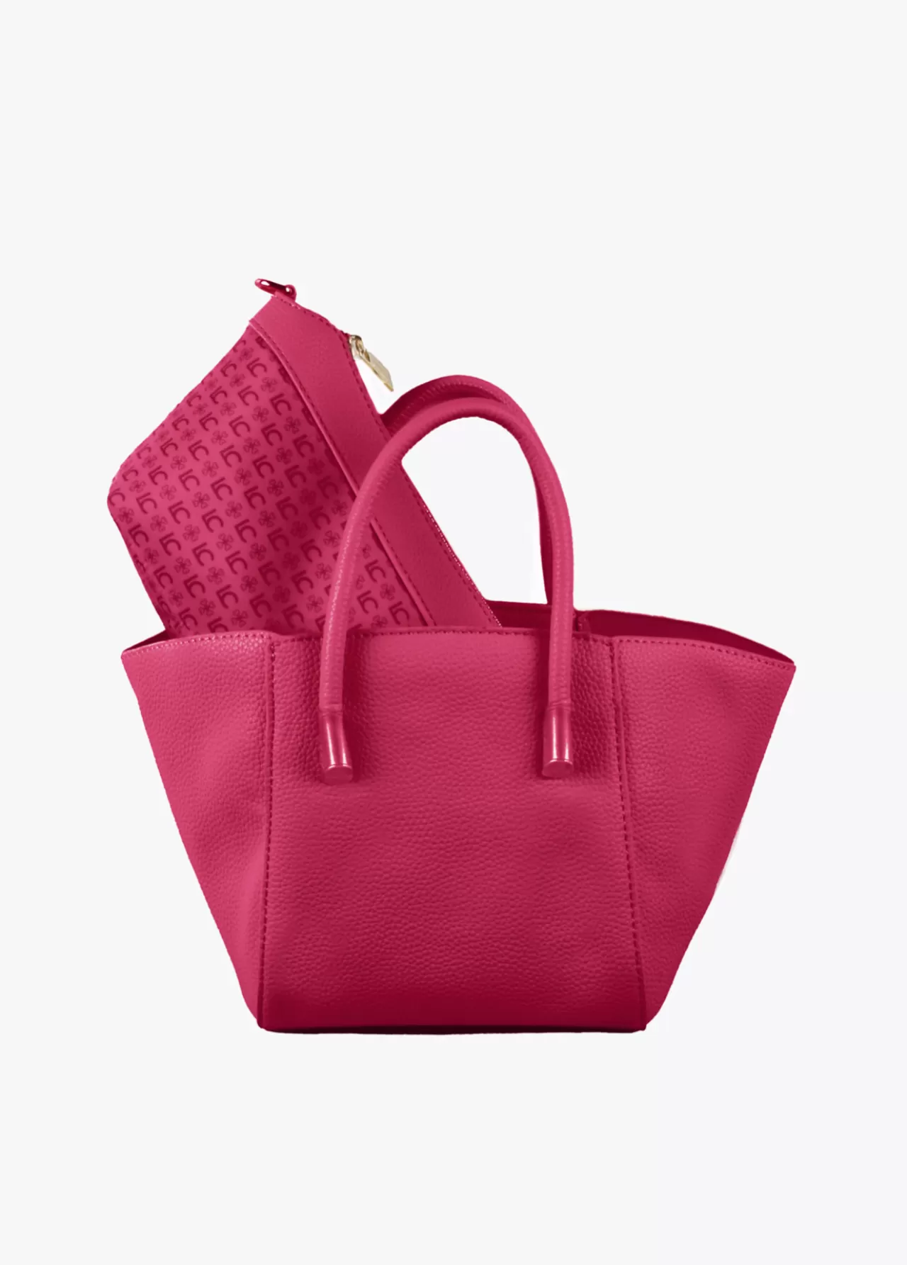 Lola Casademunt Bandolera mini shopper FUCSIA Clearance