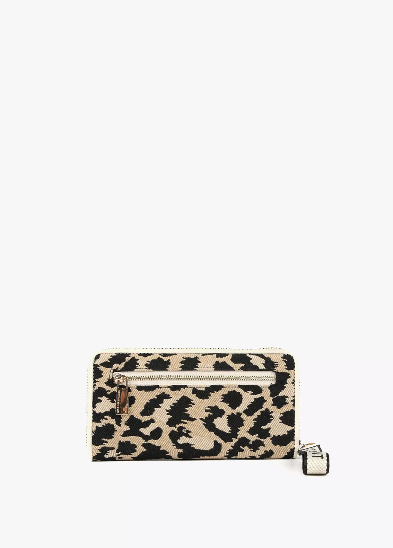 Lola Casademunt Billetero grande animal print CRUDO-MARRON Fashion