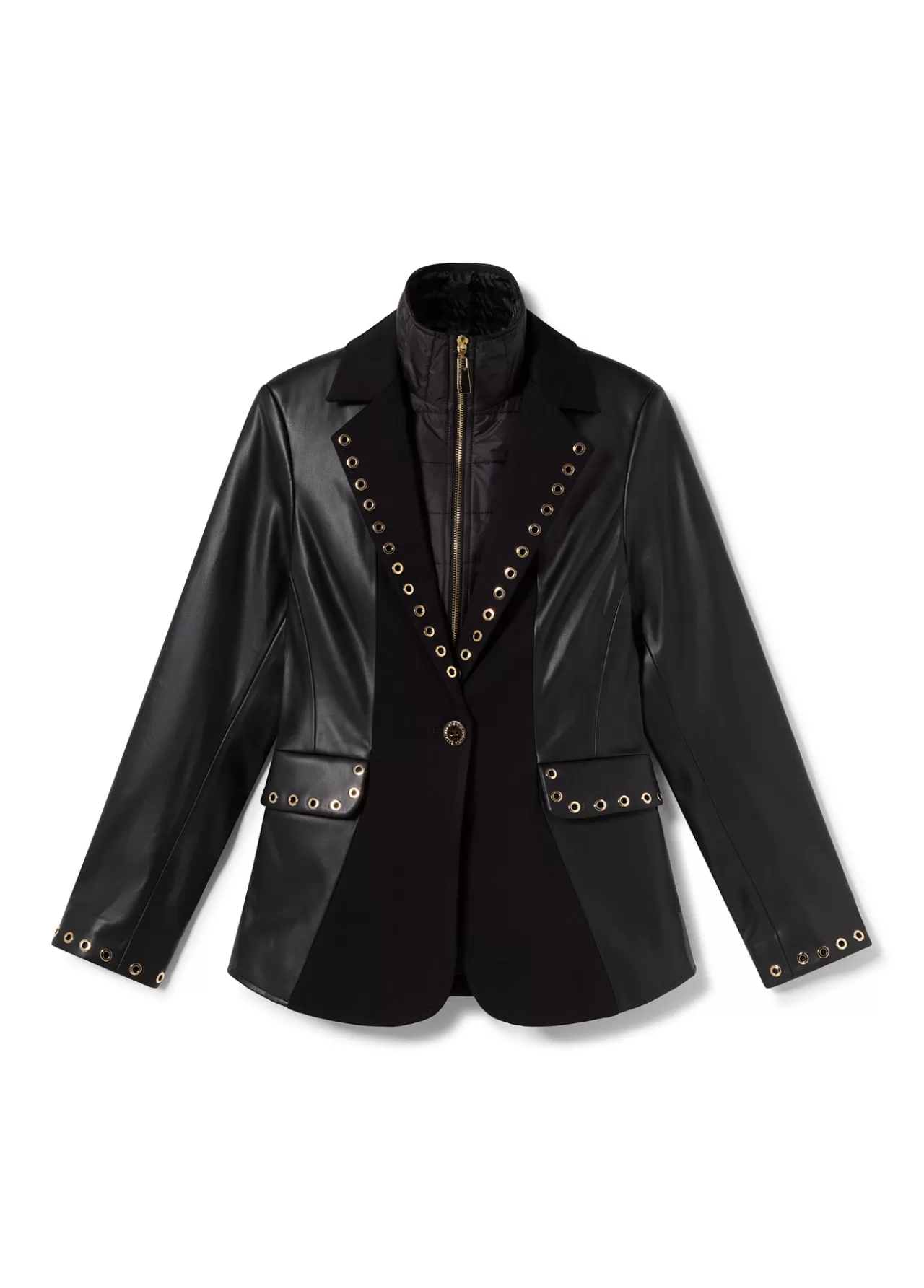 Lola Casademunt Blazer detalle eyelets NEGRO Flash Sale