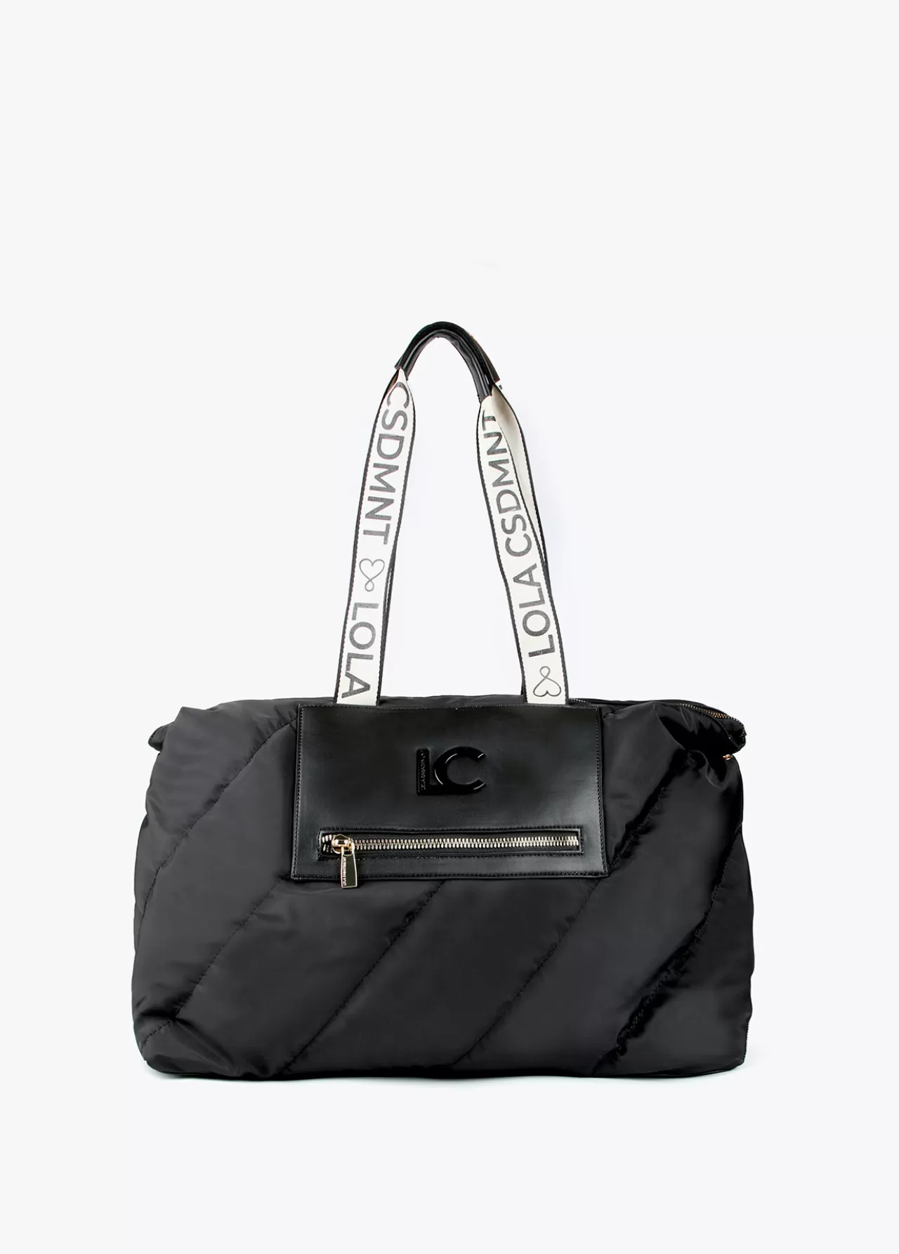 Lola Casademunt Bolsa de viaje weekend acolchado NEGRO Clearance