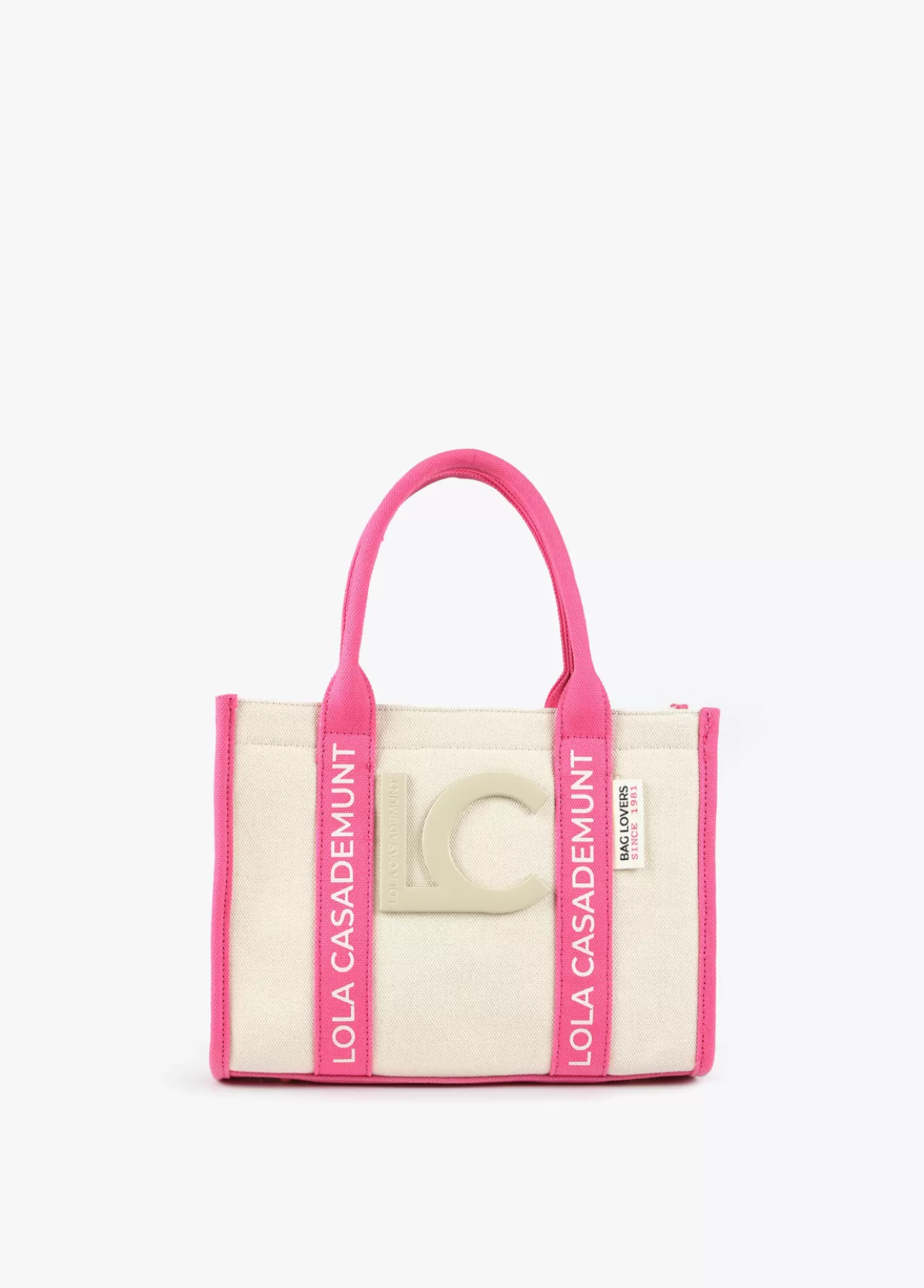 Lola Casademunt Bolso bandolera logotipado NEGRO-CRUDO Flash Sale