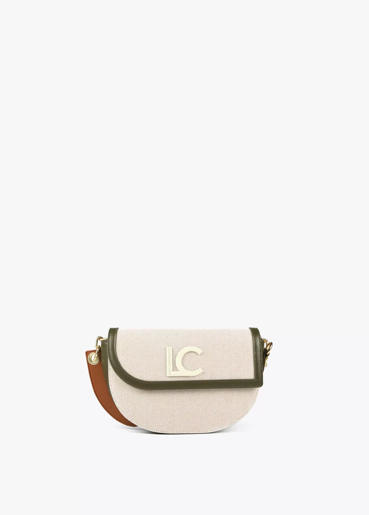 Lola Casademunt Bolso bandolera materiales combinados CRUDO-MARRON Cheap