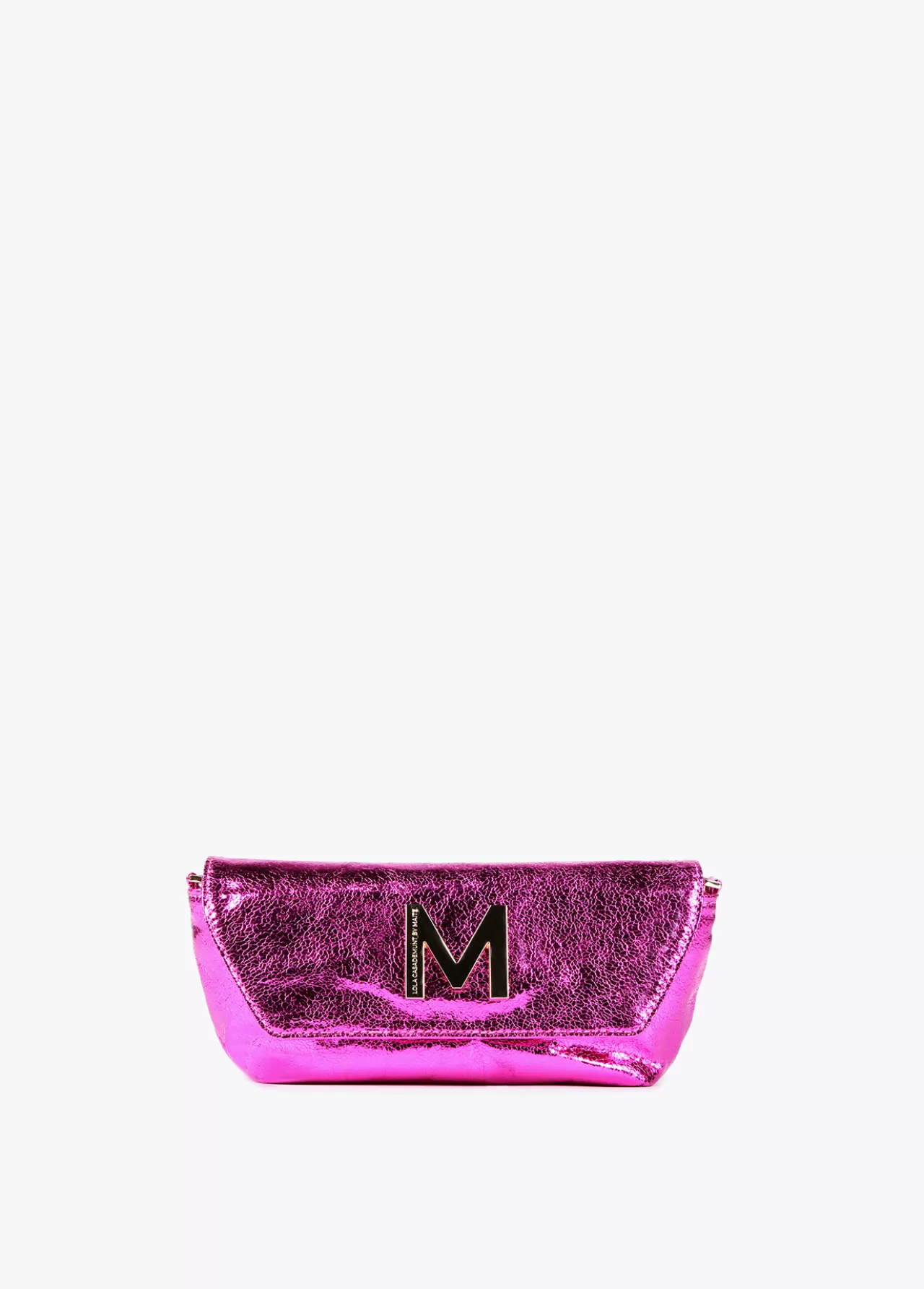 Lola Casademunt Bolso de fiesta metalizado FUCSIA Discount