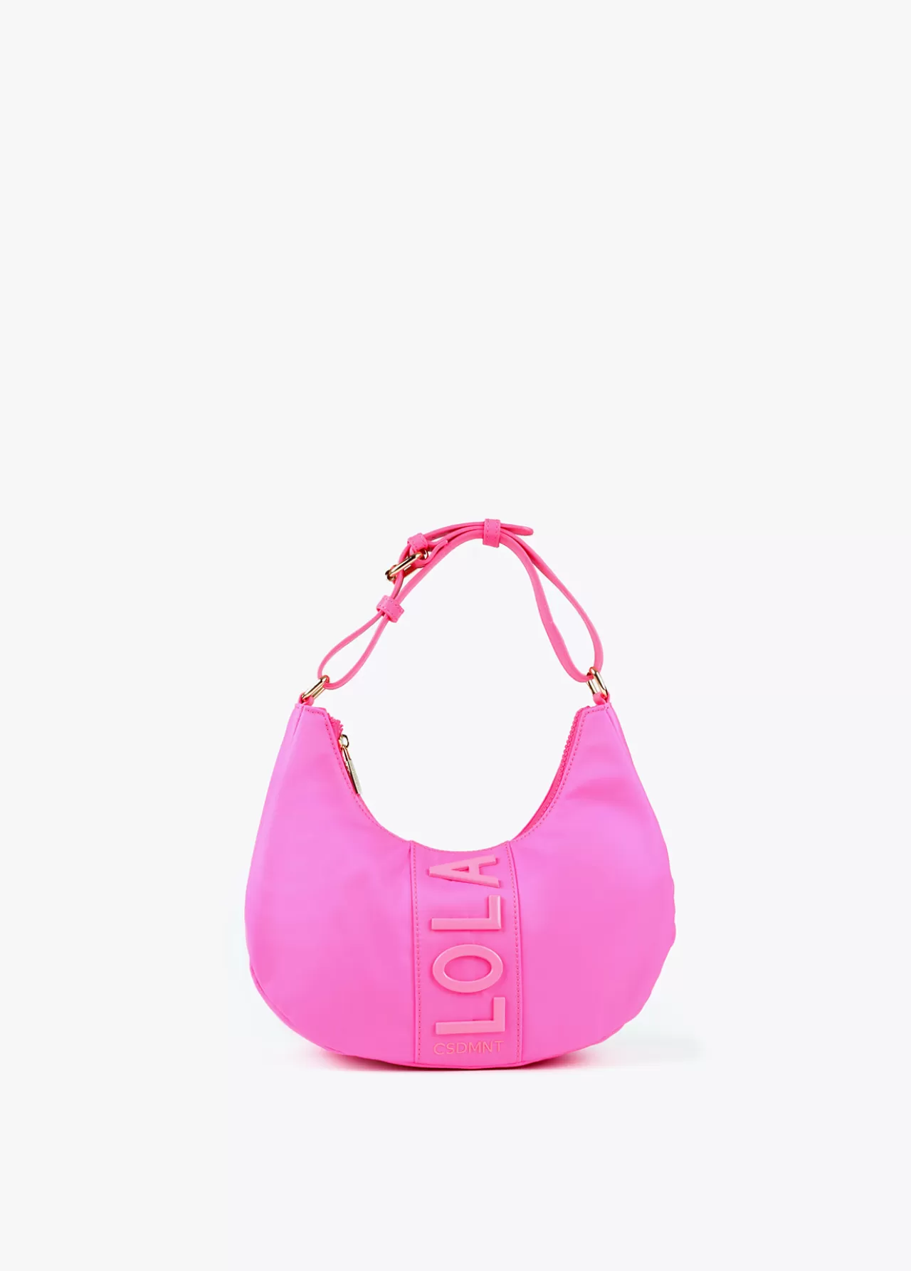 Lola Casademunt Bolso media luna fluor FUCSIA Online