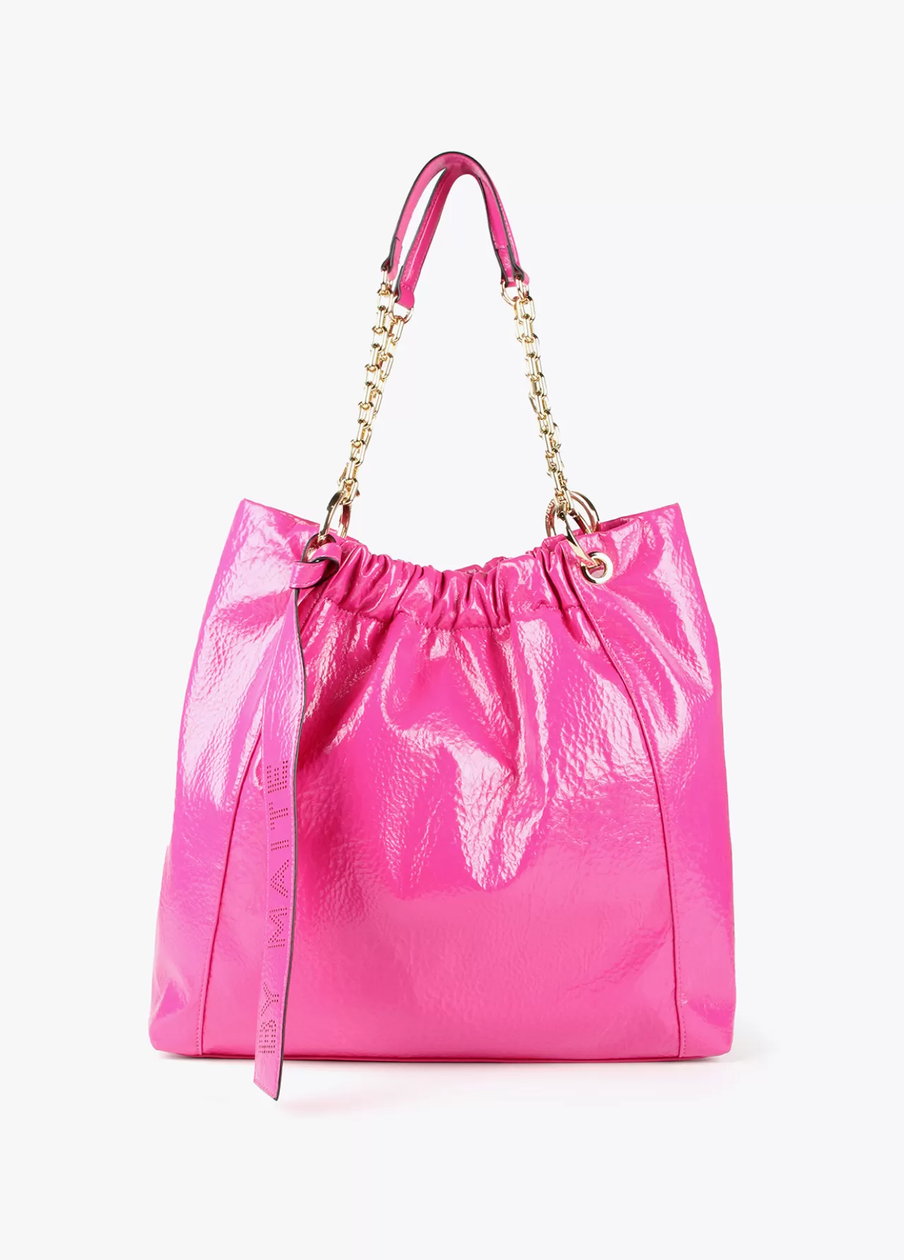 Lola Casademunt Bolso shopper brillante FUCSIA Shop