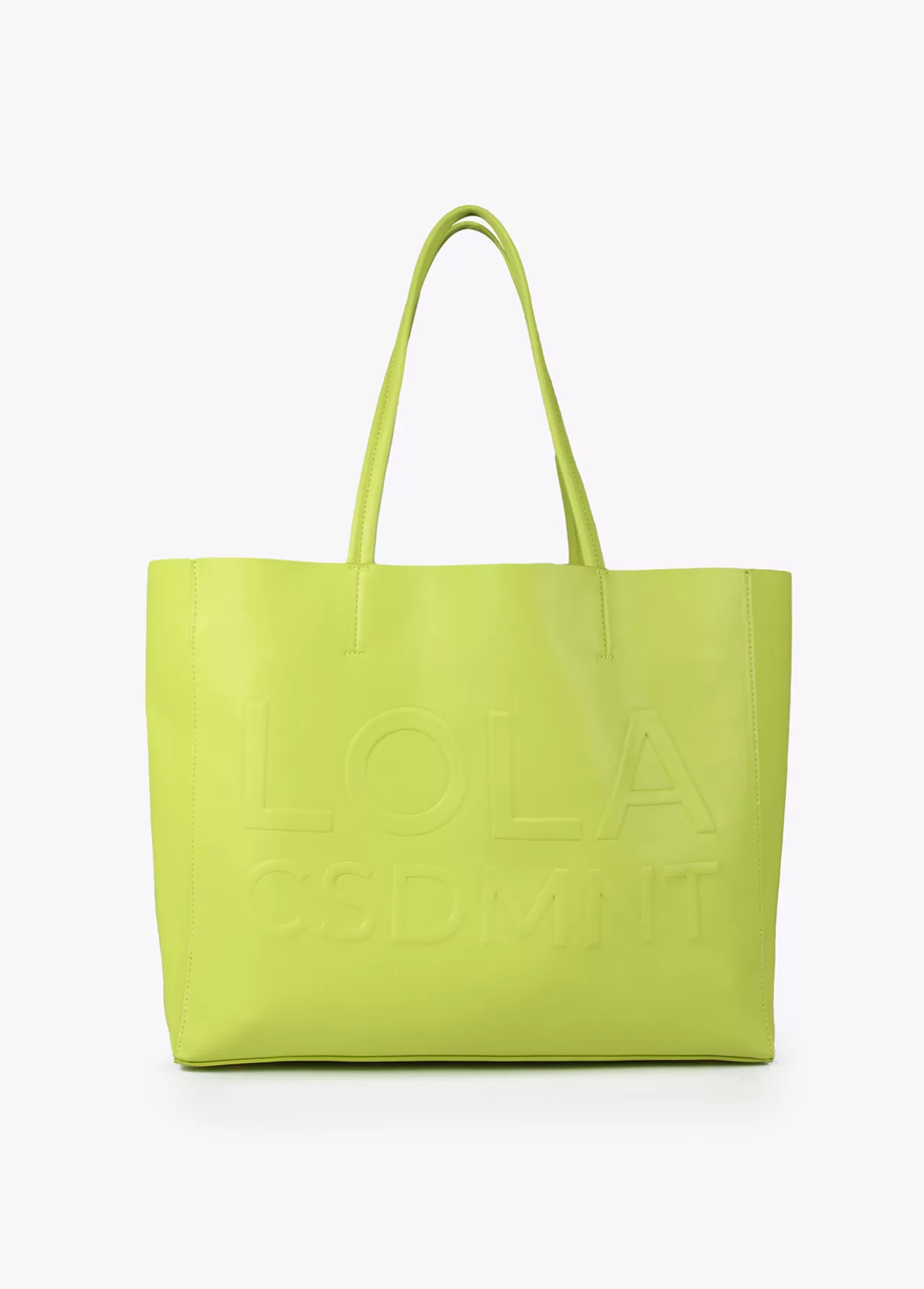 Lola Casademunt Bolso shopper con logo en relieve. FUCSIA Outlet