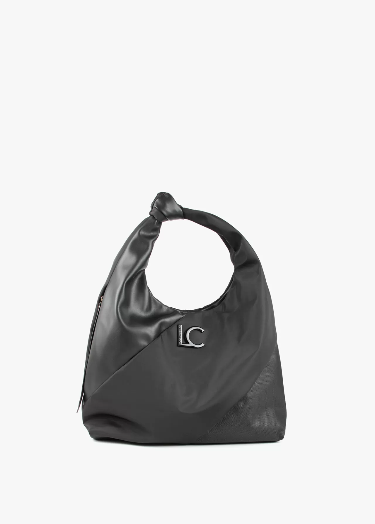 Lola Casademunt Bolso shopper materiales combinados NEGRO Outlet