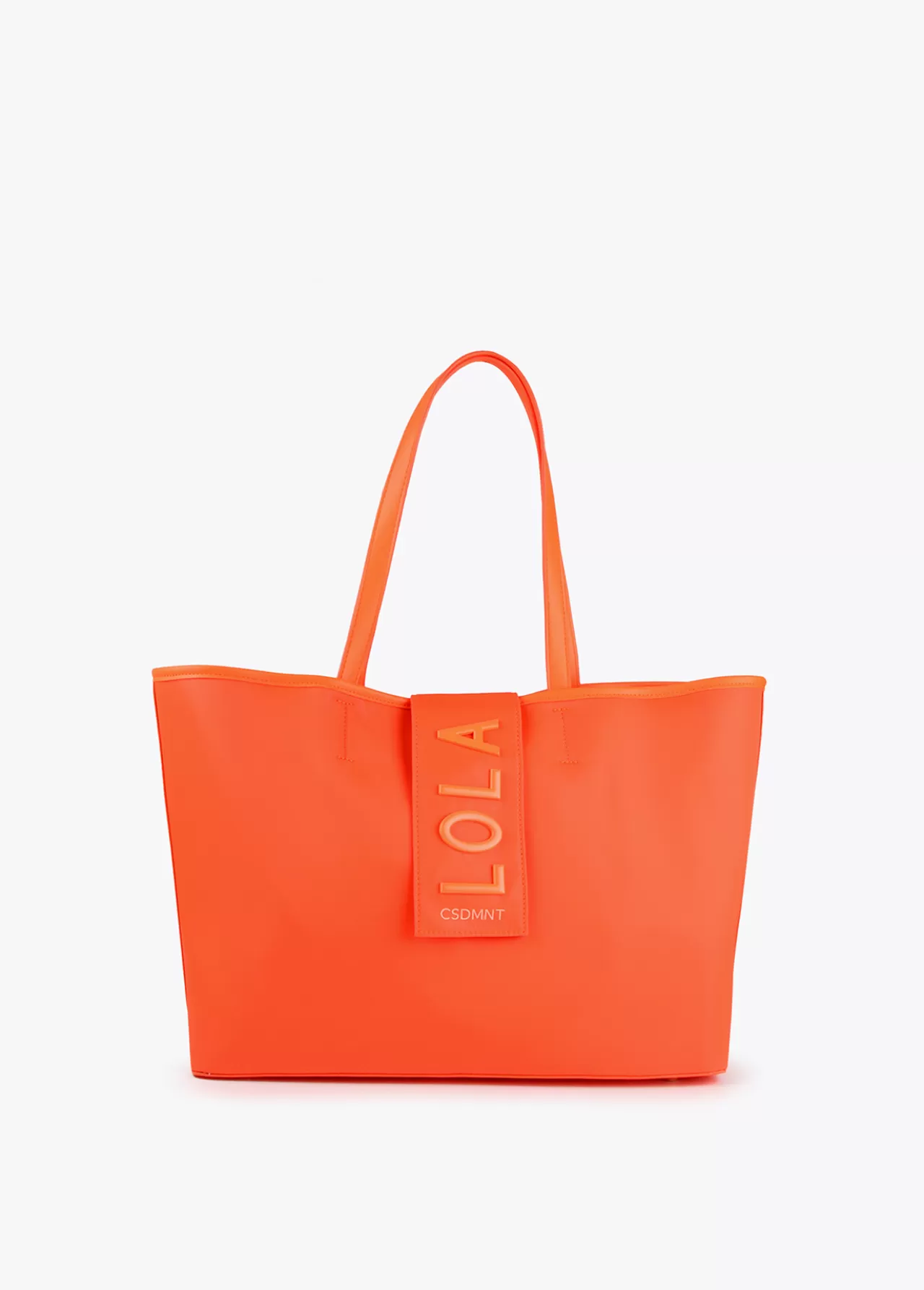 Lola Casademunt Bolso shopper nylon fluor FUCSIA Flash Sale