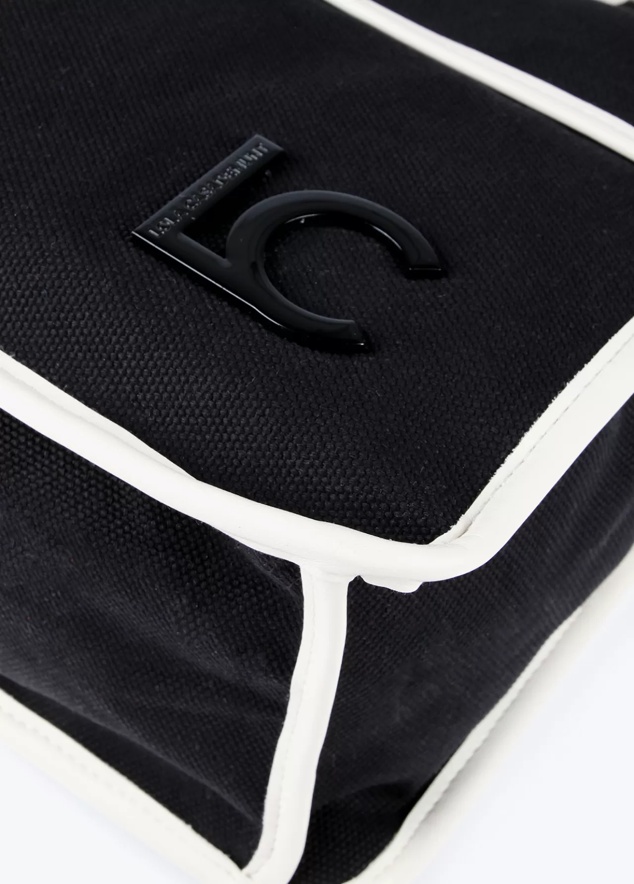 Lola Casademunt Bolso tipo shopper blanco y negro CRUDO-NEGRO Store