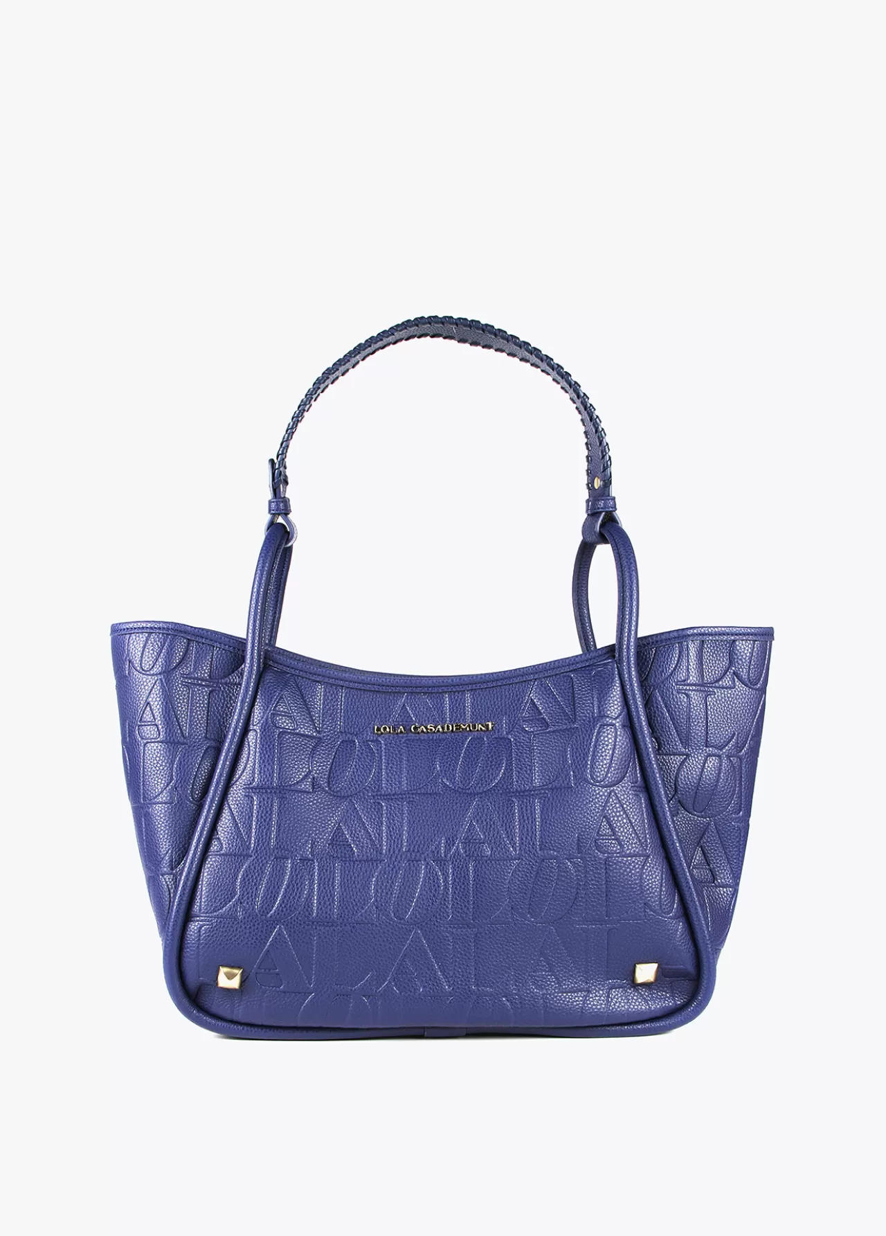 Lola Casademunt Bolso tipo shopper grabado NEGRO Sale