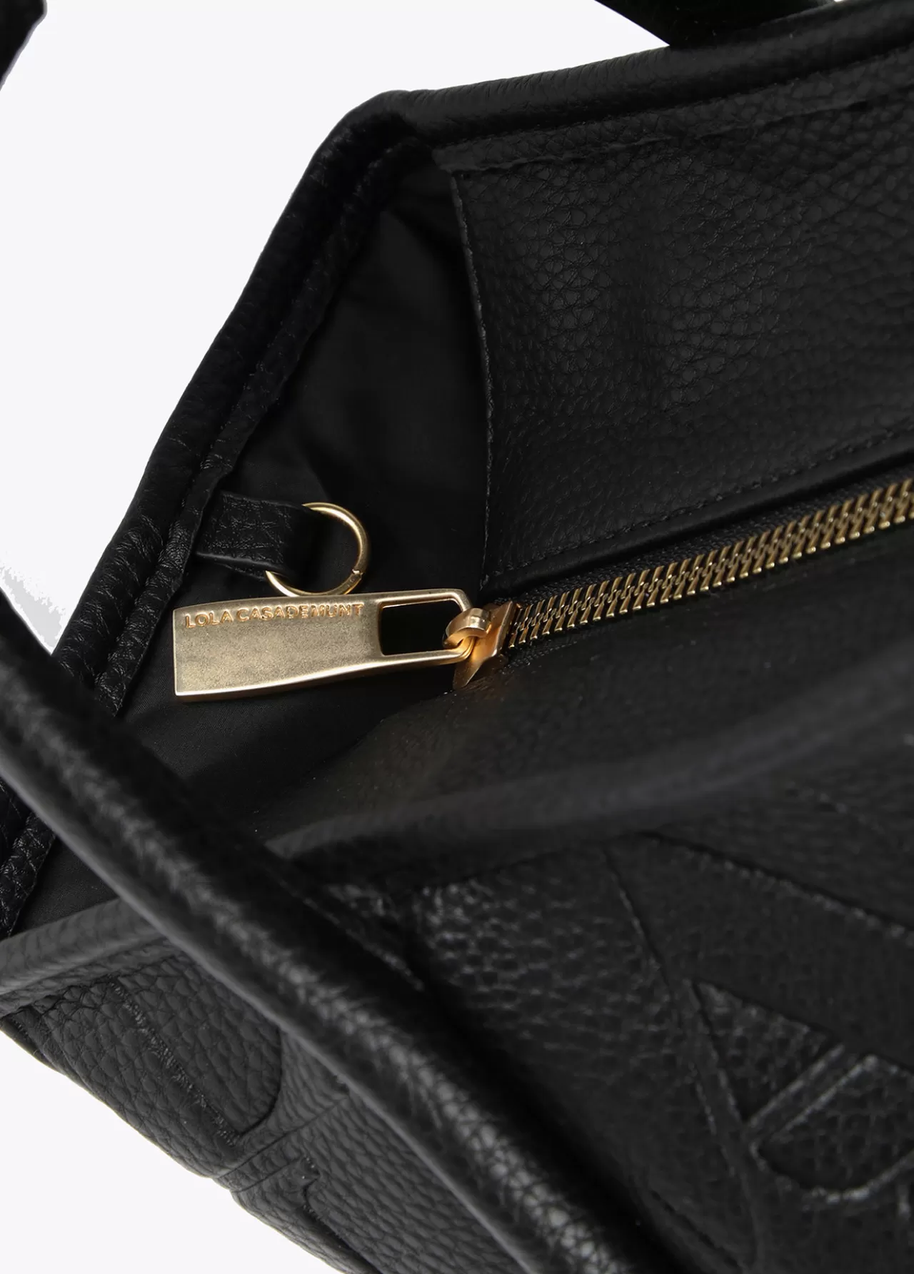Lola Casademunt Bolso tipo shopper grabado NEGRO Cheap