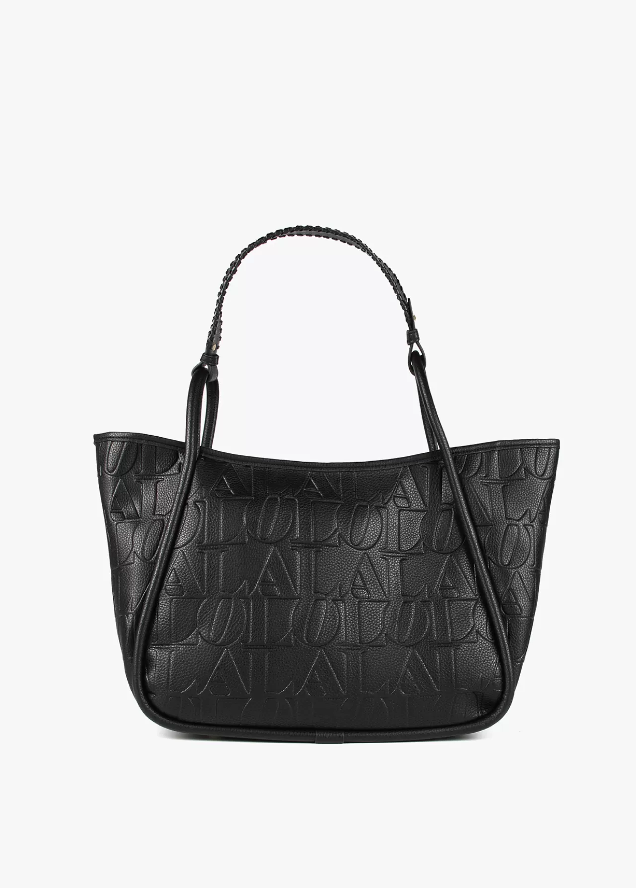 Lola Casademunt Bolso tipo shopper grabado NEGRO Cheap