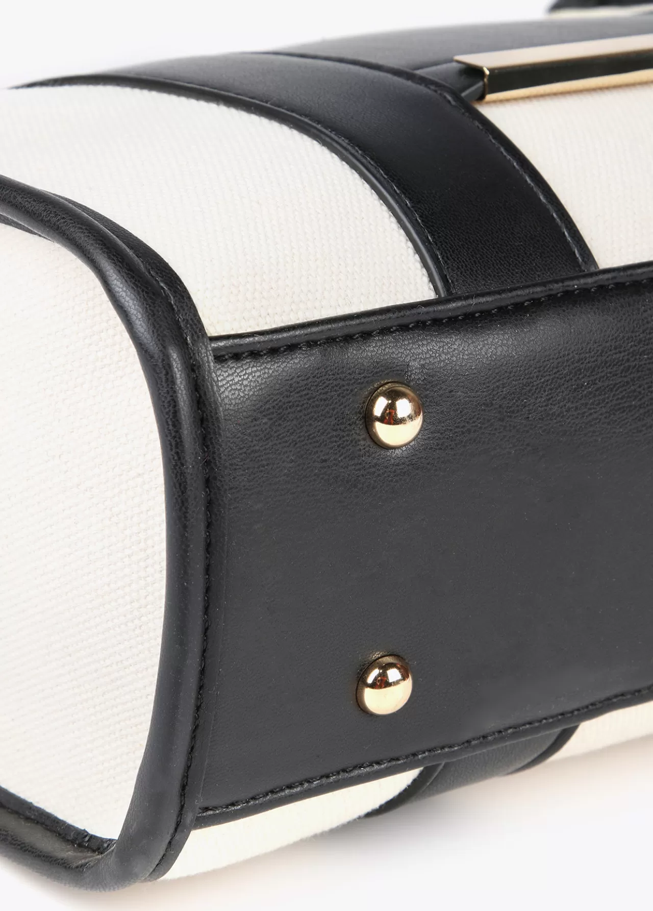 Lola Casademunt Bolso tipo shopper pequeño CRUDO-NEGRO Outlet