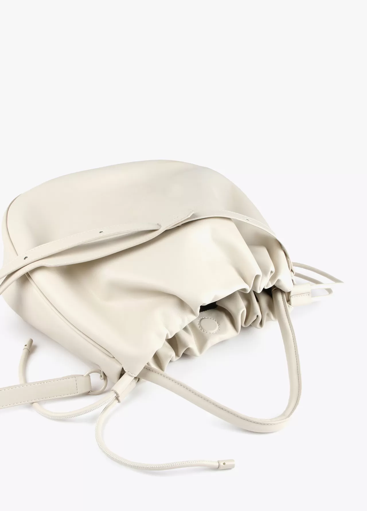 Lola Casademunt Bolso tipo shopper semicirular DORADO Best Sale