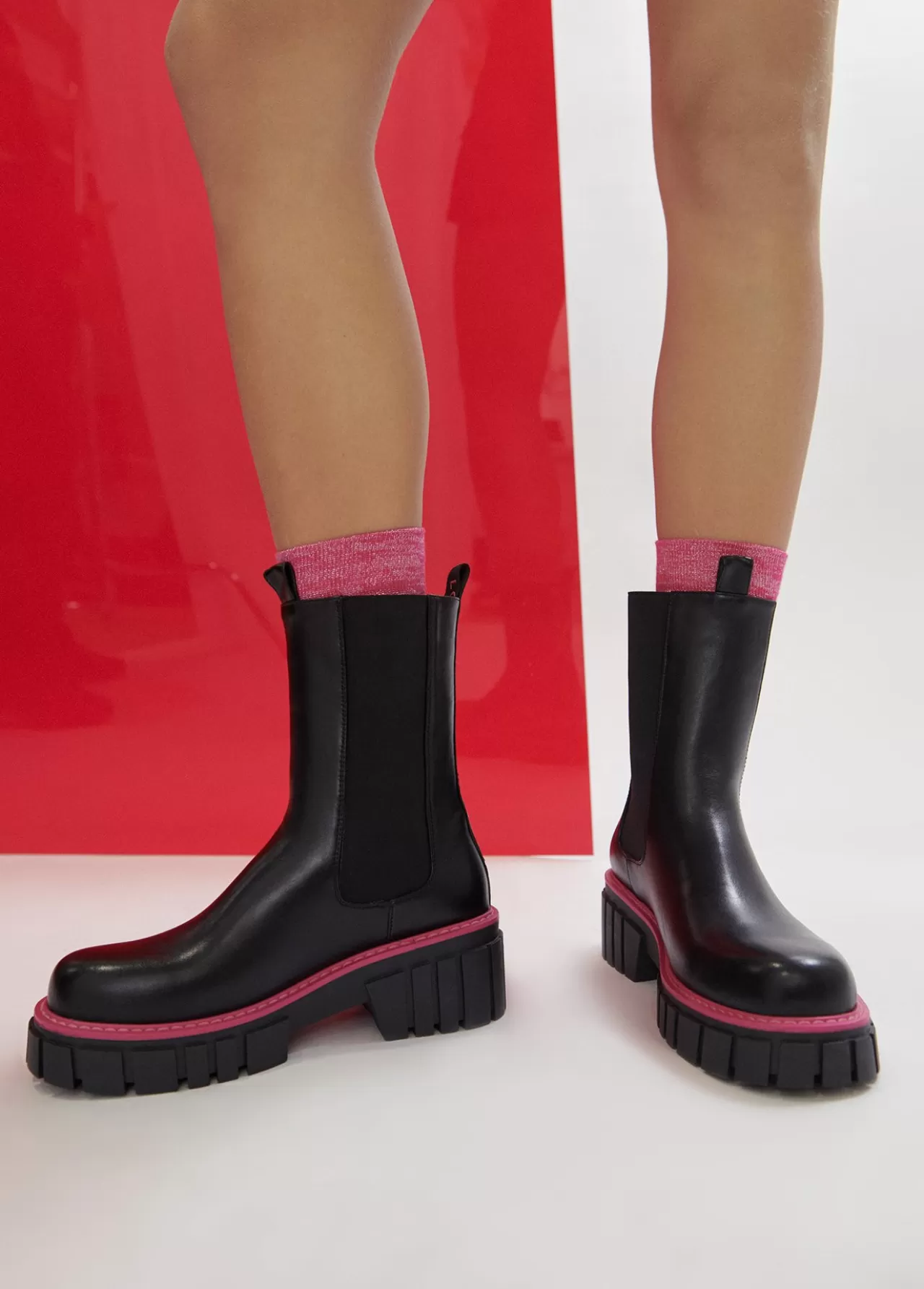 Lola Casademunt Botin suela color |  Calzado | Lola Casademunt NEGRO Shop