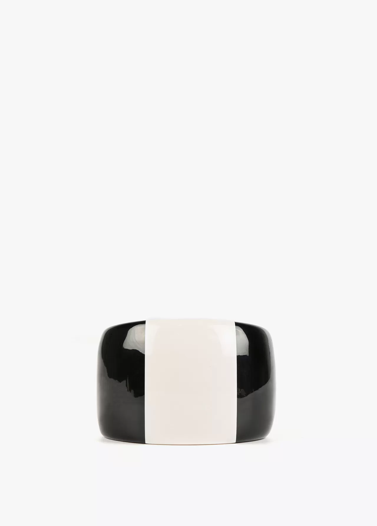 Lola Casademunt Brazalete rígido blanco y negro BLANCO-NEGRO Online