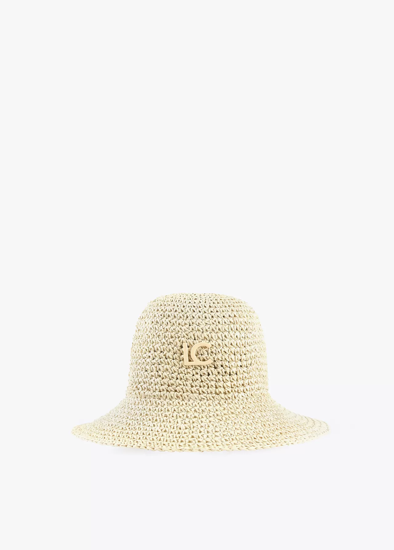 Lola Casademunt Bucket efecto ráfia y crochet NEGRO Clearance