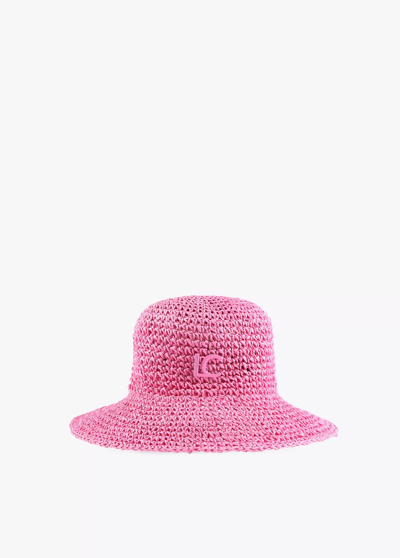 Lola Casademunt Bucket efecto ráfia y crochet NEGRO Online