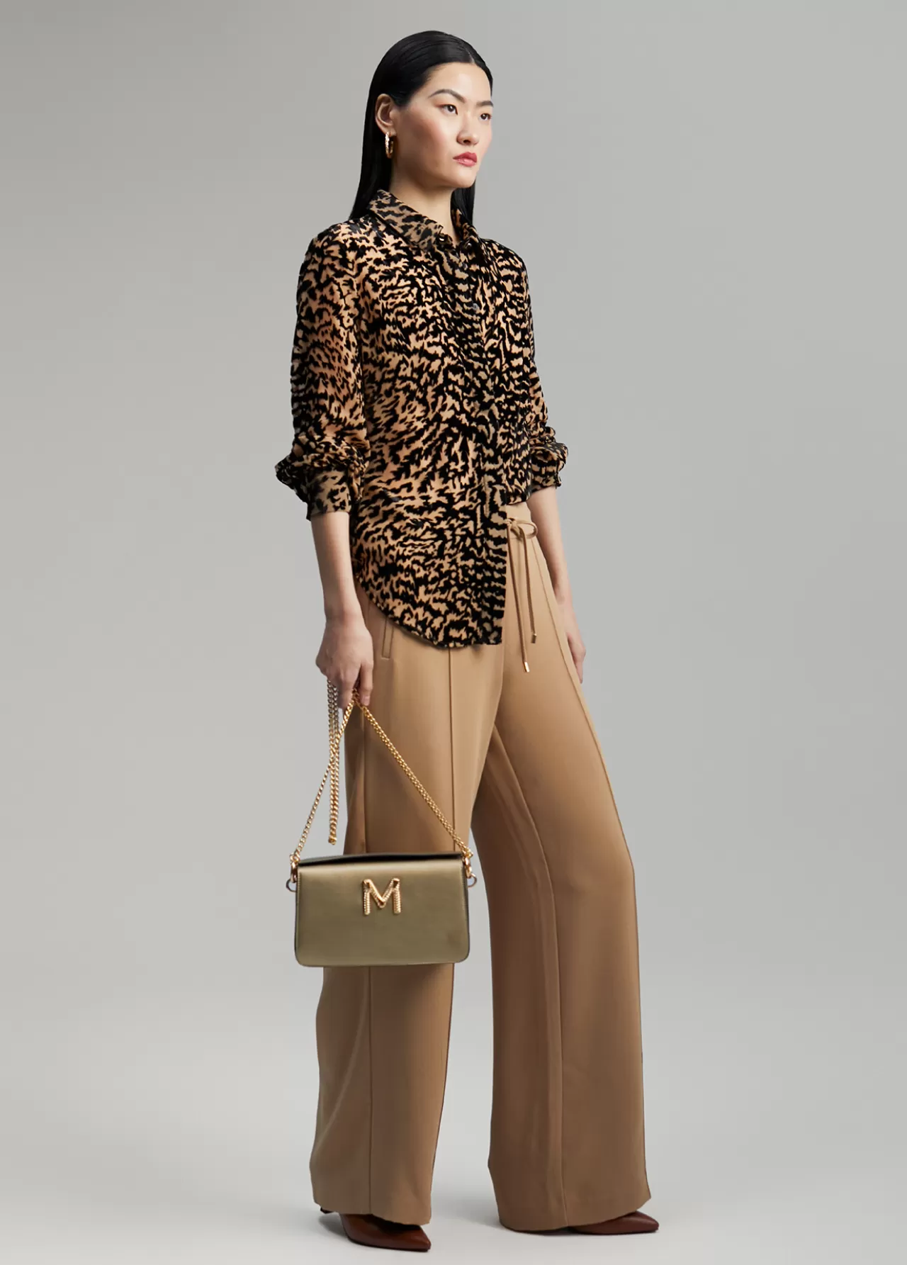 Lola Casademunt Camisa animal print MARRON-NEGRO Best