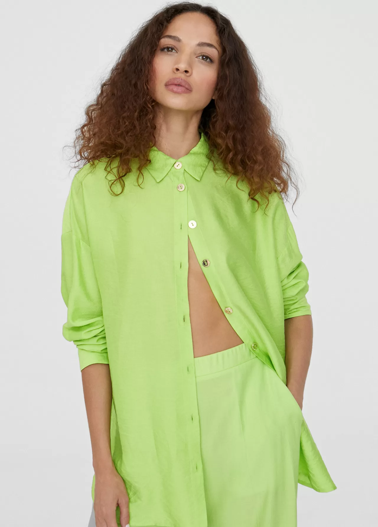 Lola Casademunt Camisa básica manga larga LILA Flash Sale