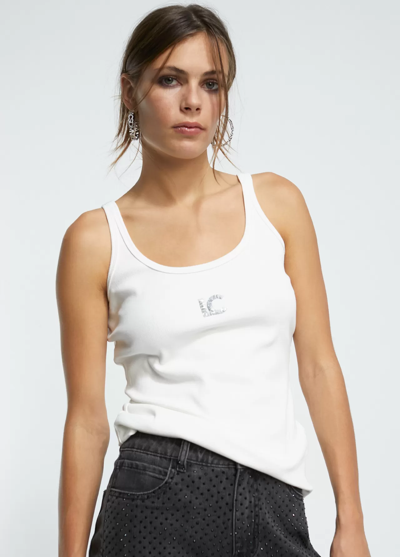 Lola Casademunt Camiseta de tirantes BLANCO Fashion