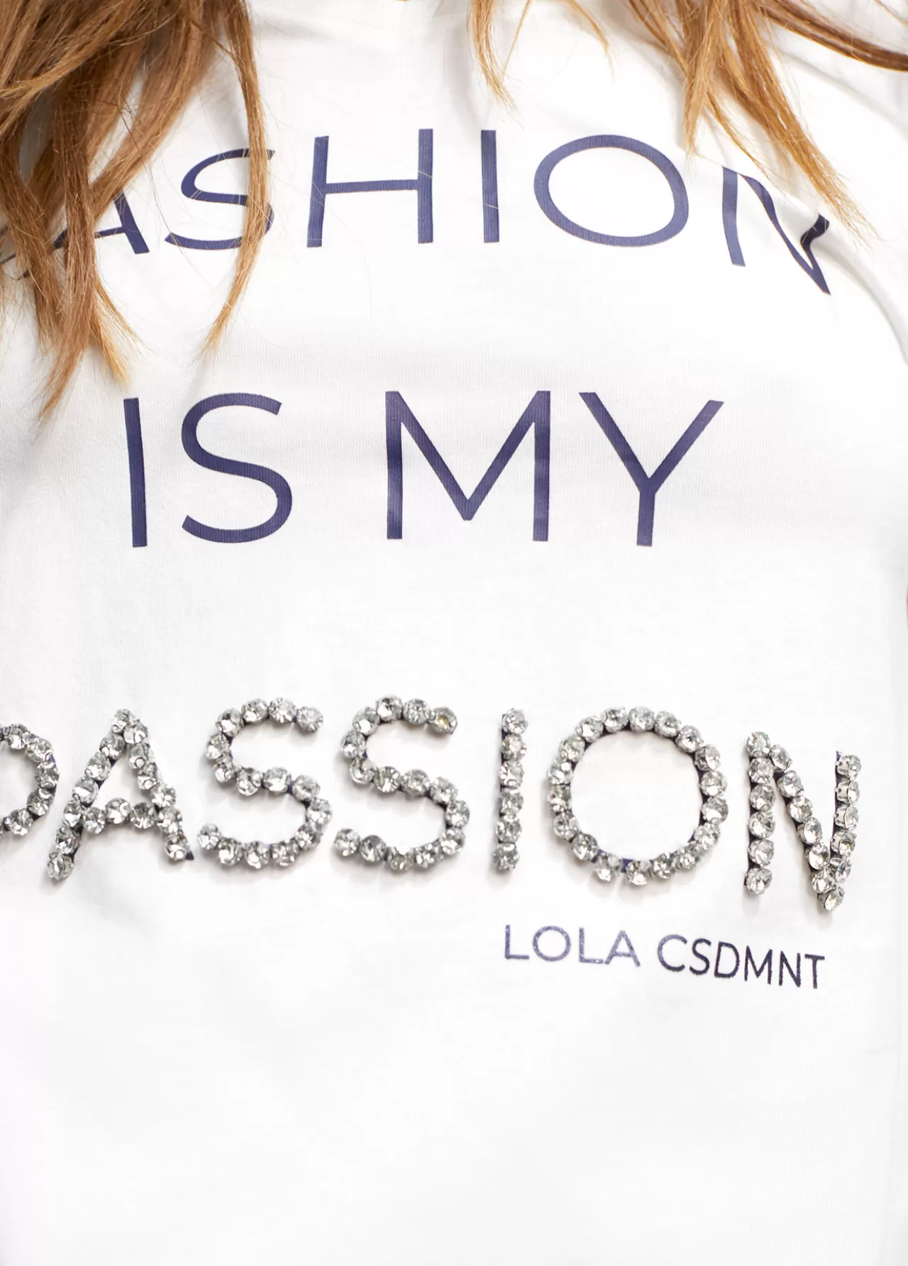 Lola Casademunt Camiseta Fashion is my passion BLANCO Cheap