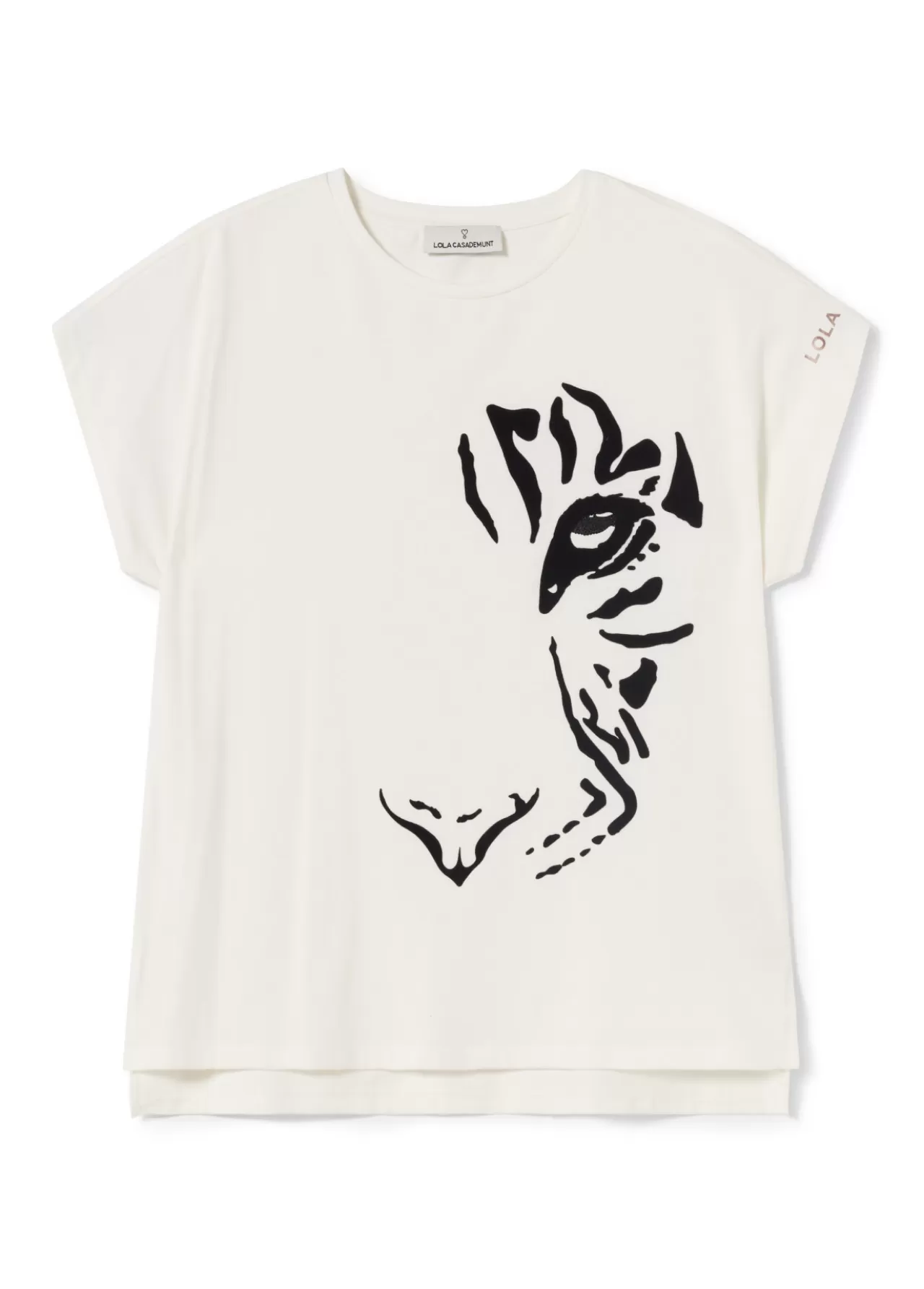 Lola Casademunt Camiseta tigre BLANCO Cheap