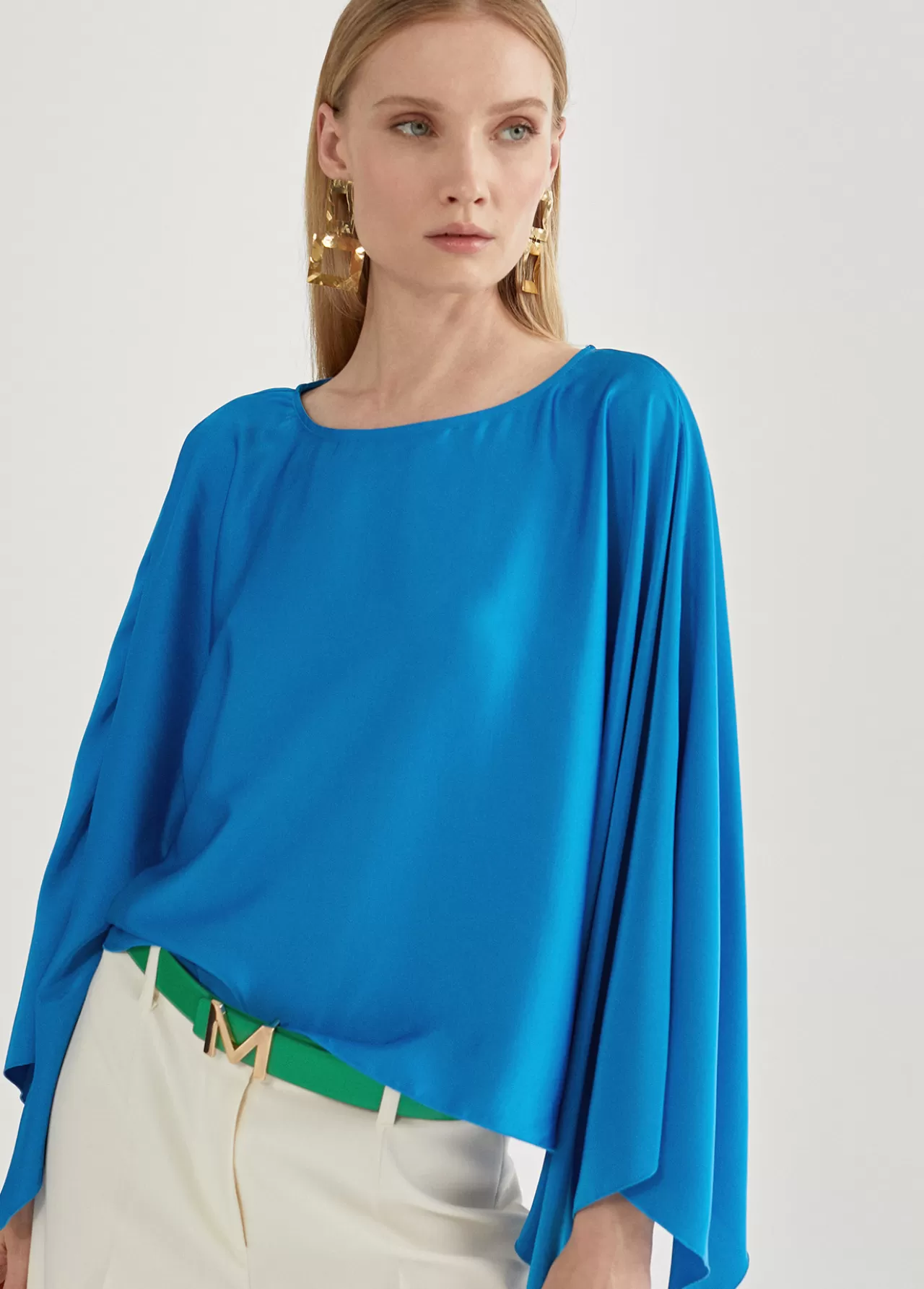 Lola Casademunt Capa tipo blusa VERDE Store