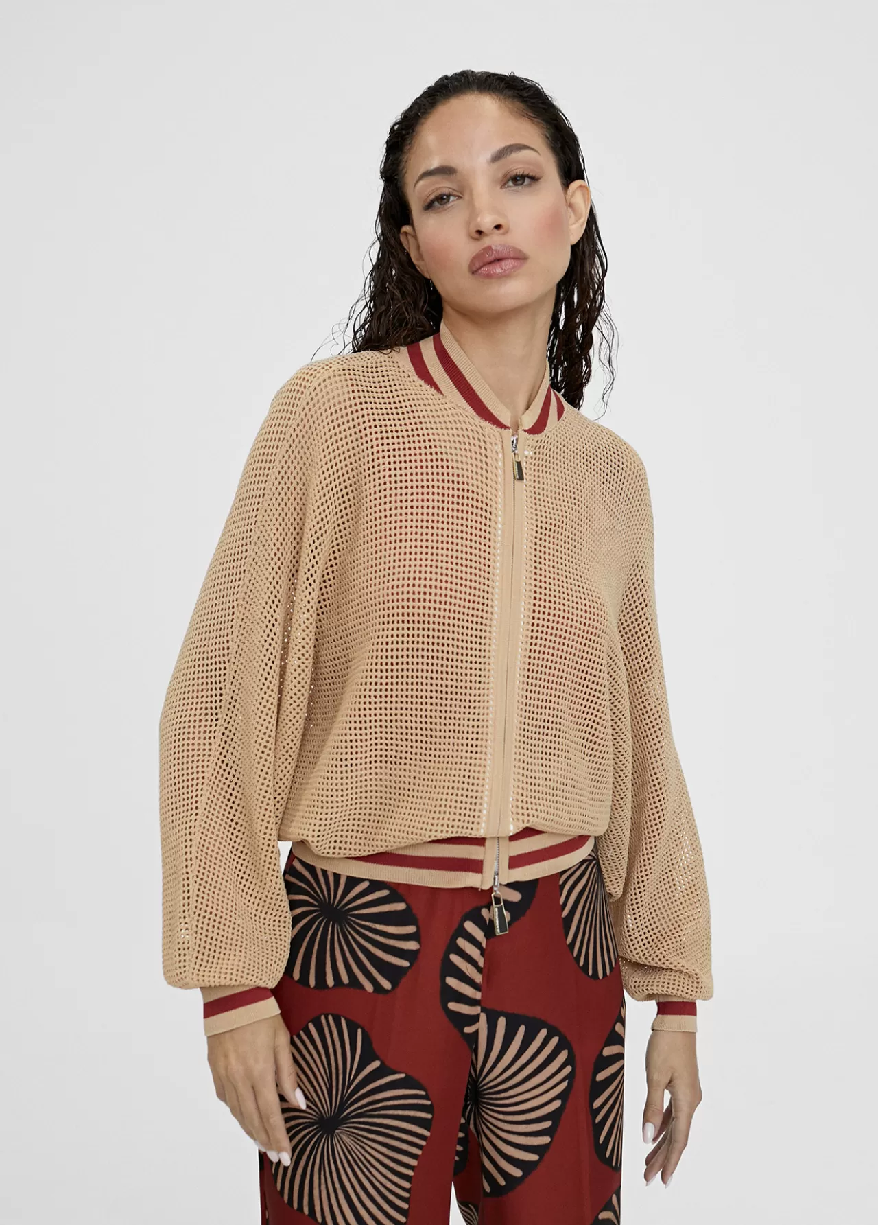 Lola Casademunt Chaqueta punto oversize BEIG Store