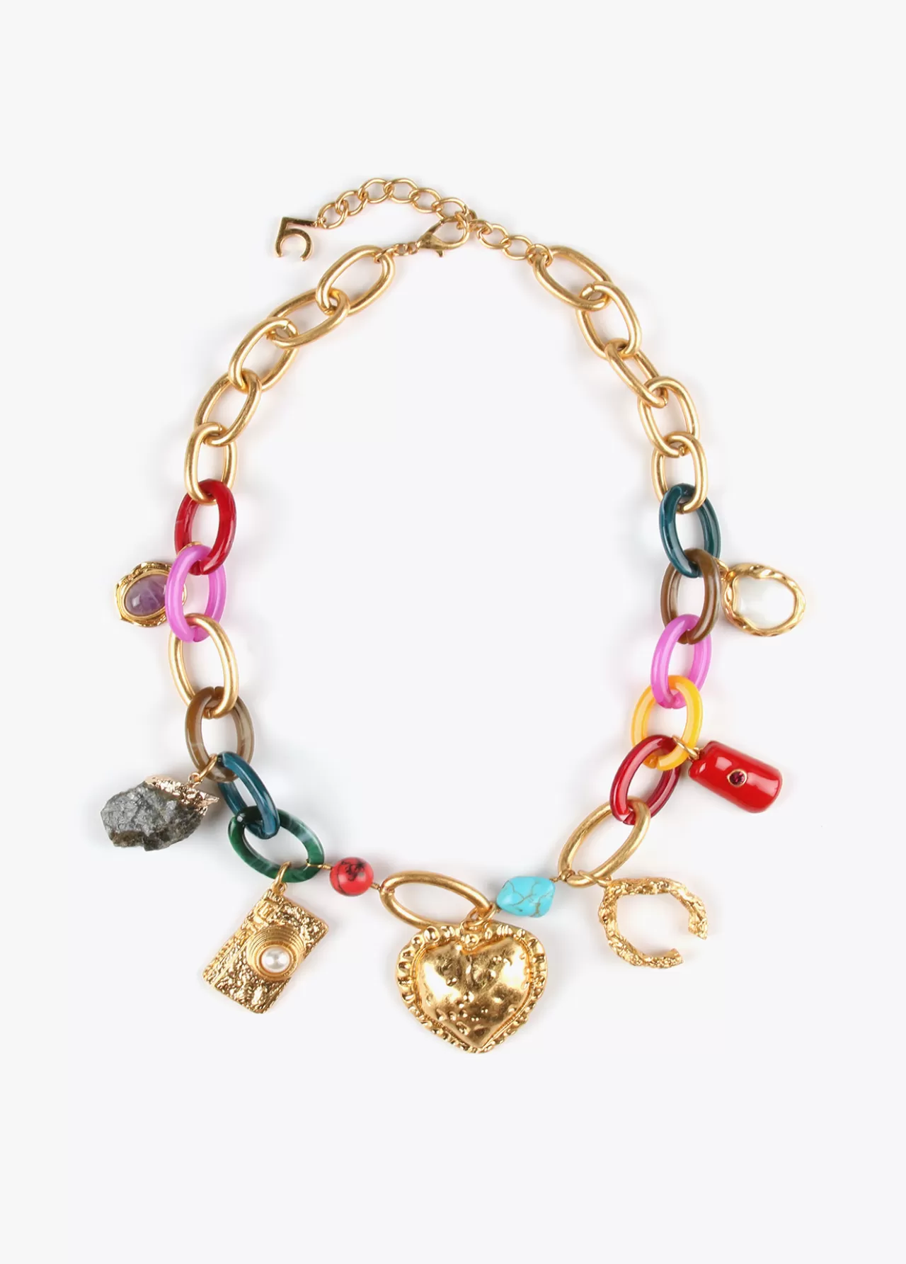 Lola Casademunt Collar colores y charms METAL-MULTICOLOR Sale