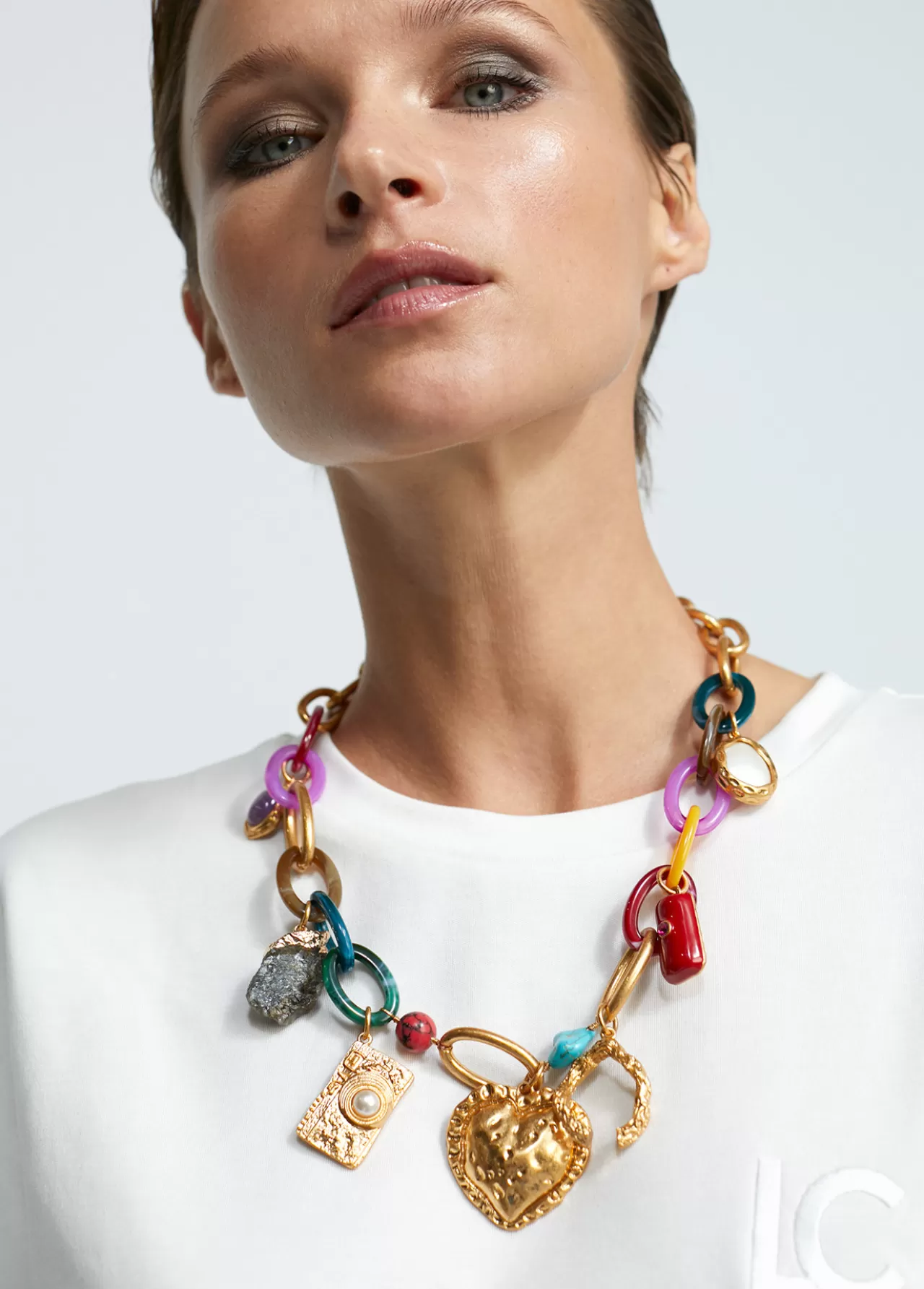 Lola Casademunt Collar colores y charms METAL-MULTICOLOR Sale