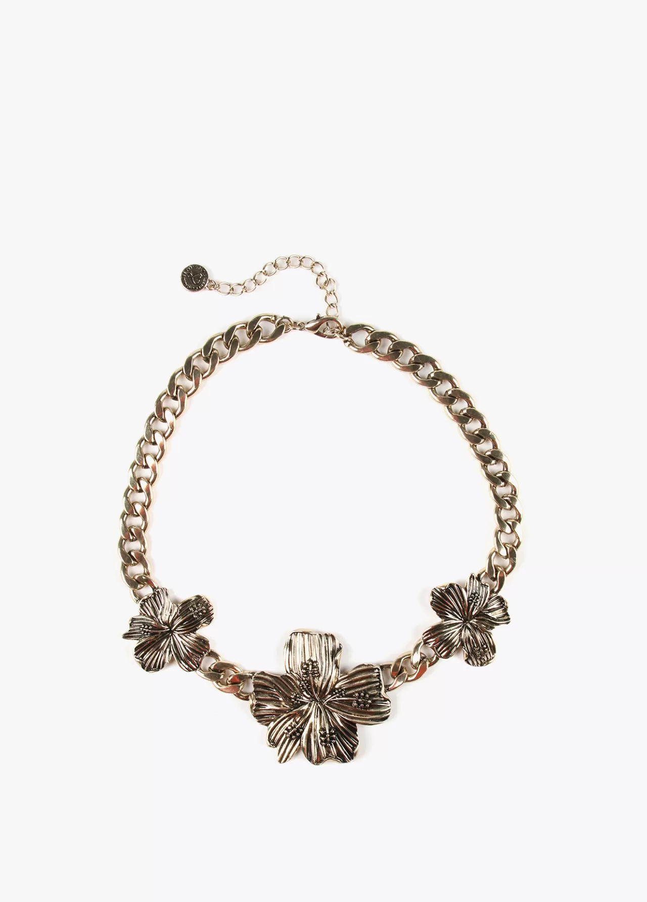 Lola Casademunt Collar con flores DORADO Best