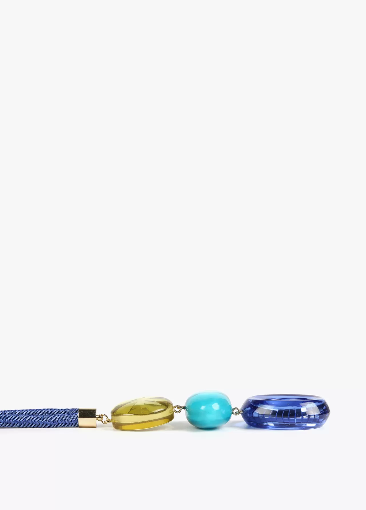 Lola Casademunt Collar maxi piezas de colores AZULELECTRICO Outlet