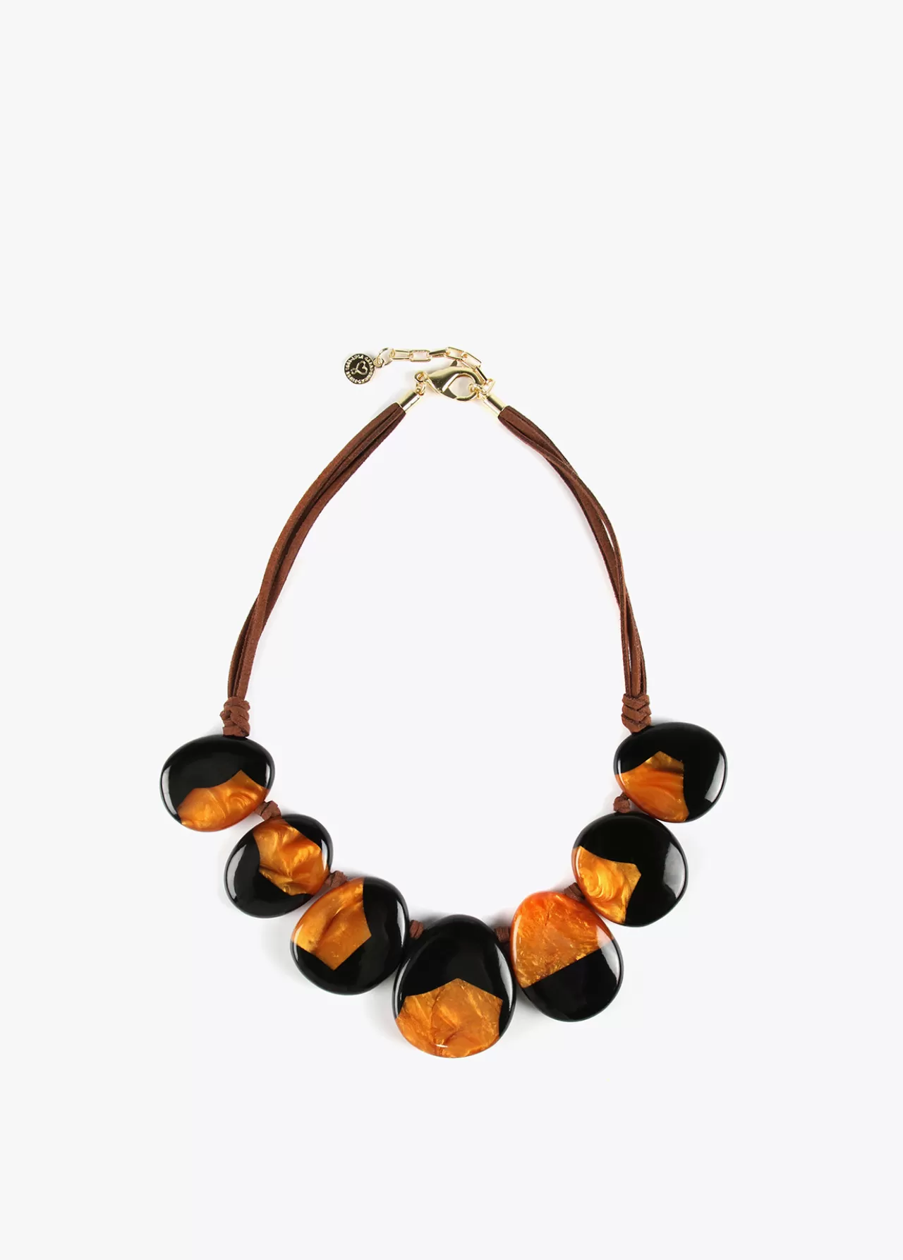 Lola Casademunt Collar piezas etnicas MARRON Flash Sale