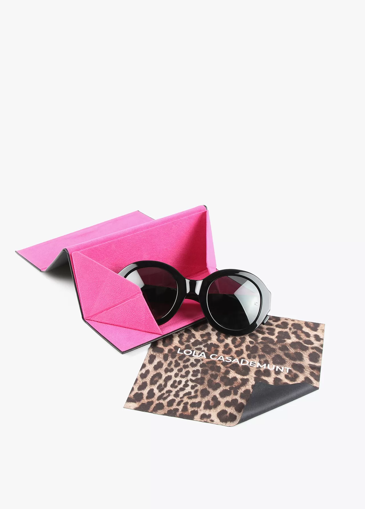 Lola Casademunt Gafas de sol redondas NEGRO Fashion