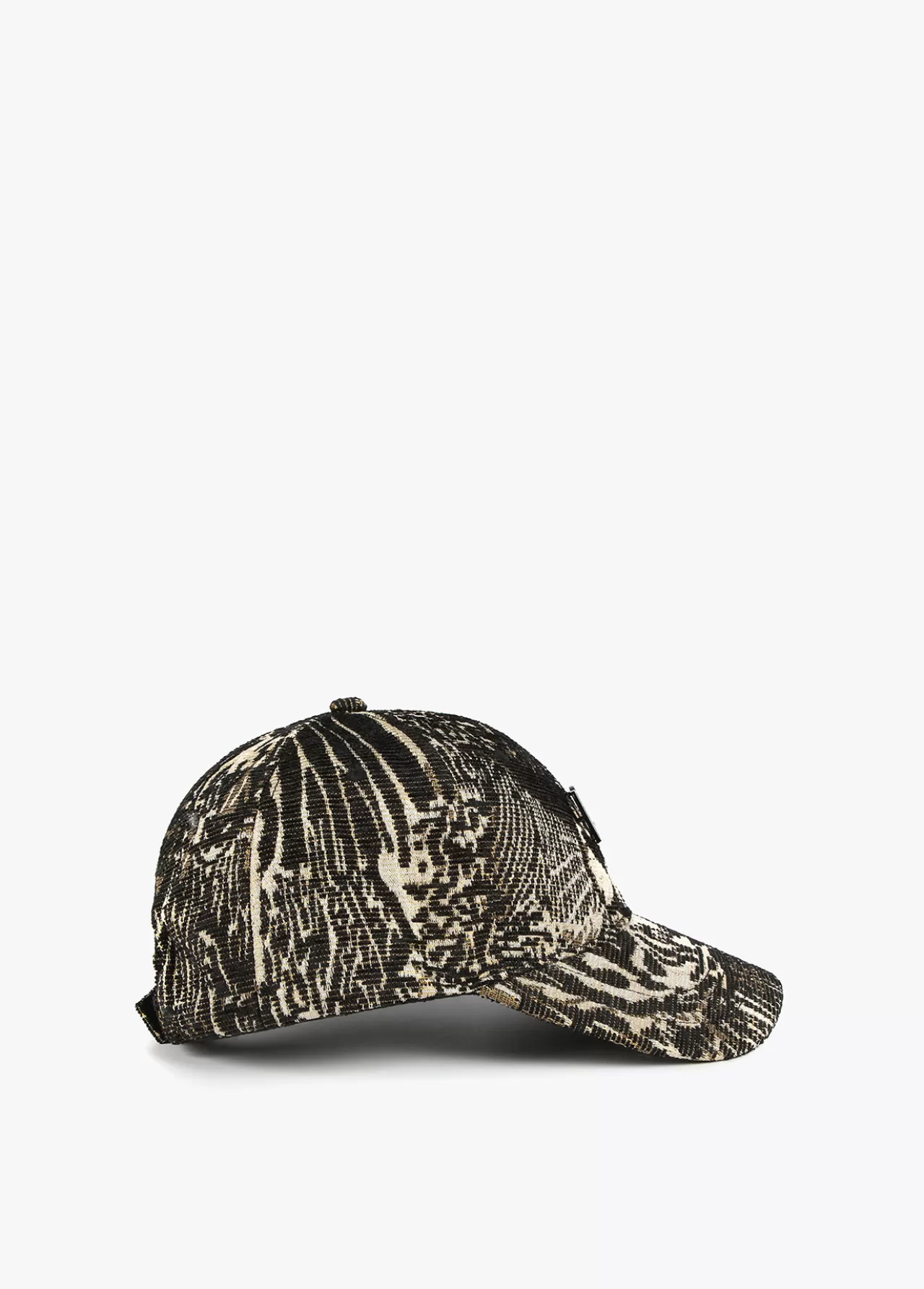 Lola Casademunt Gorra jacquard NEGRO-METAL New