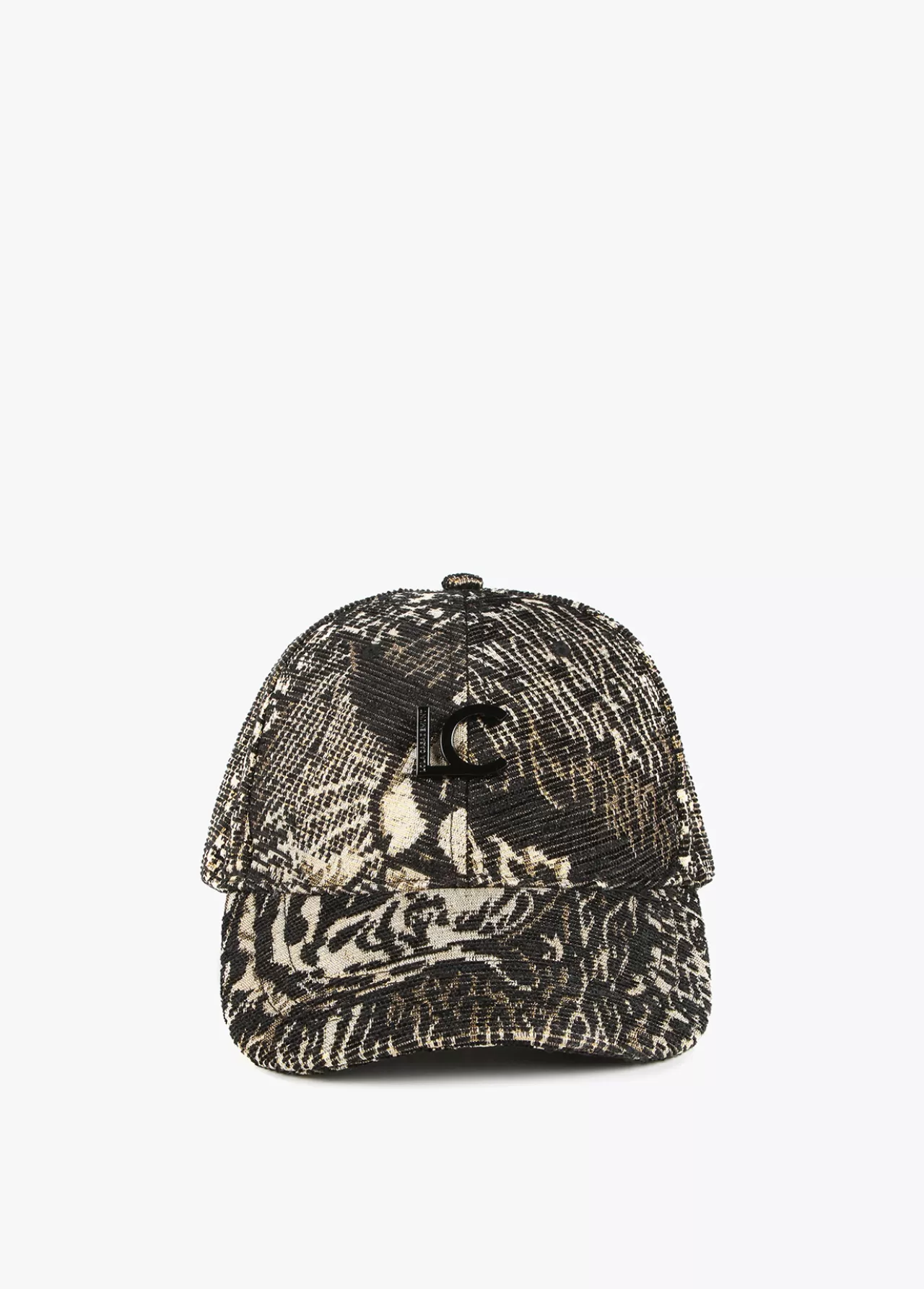 Lola Casademunt Gorra jacquard NEGRO-METAL New