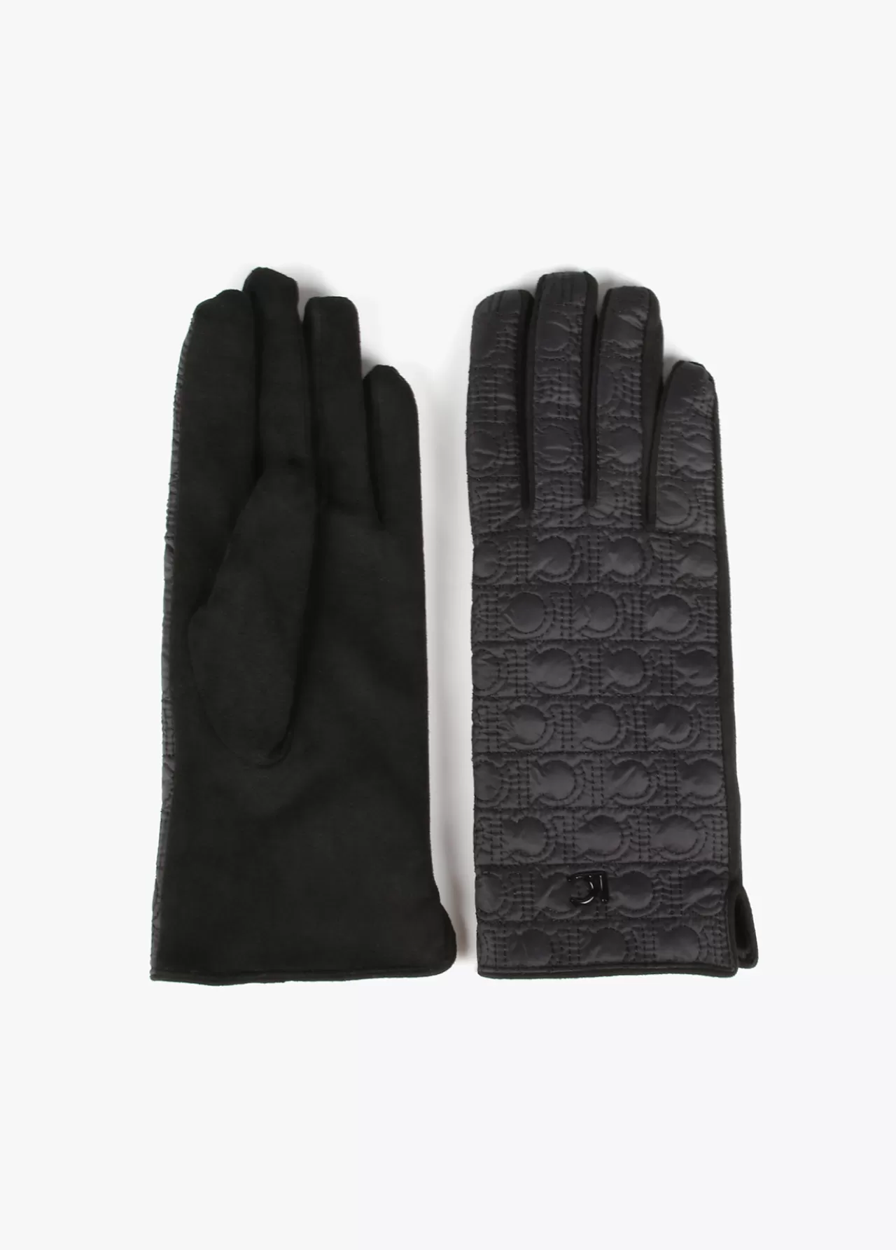 Lola Casademunt Guantes acolchados NEGRO Best Sale