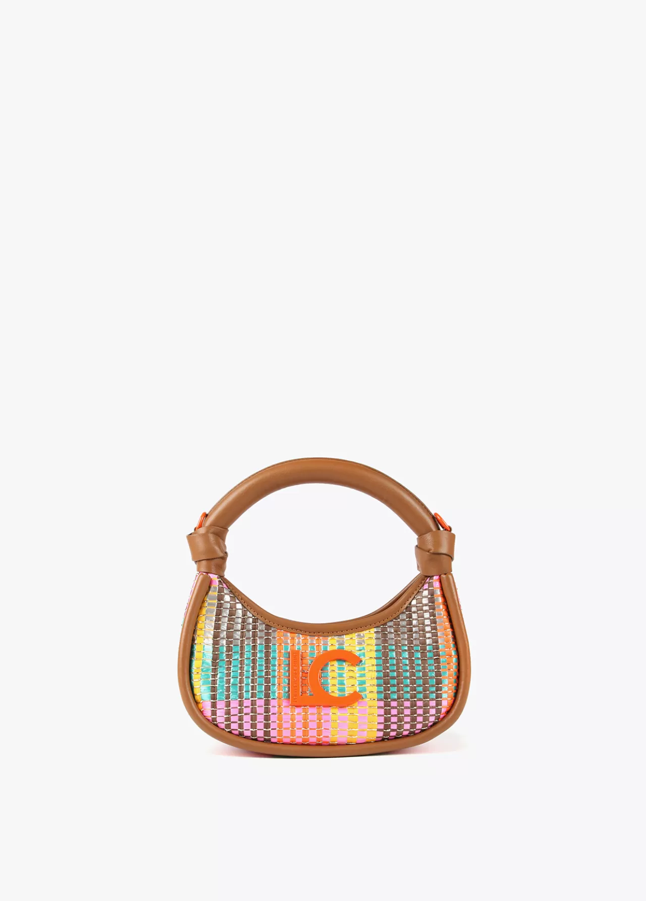 Lola Casademunt Mini bandolera multicolor MARRON-NARANJA Online