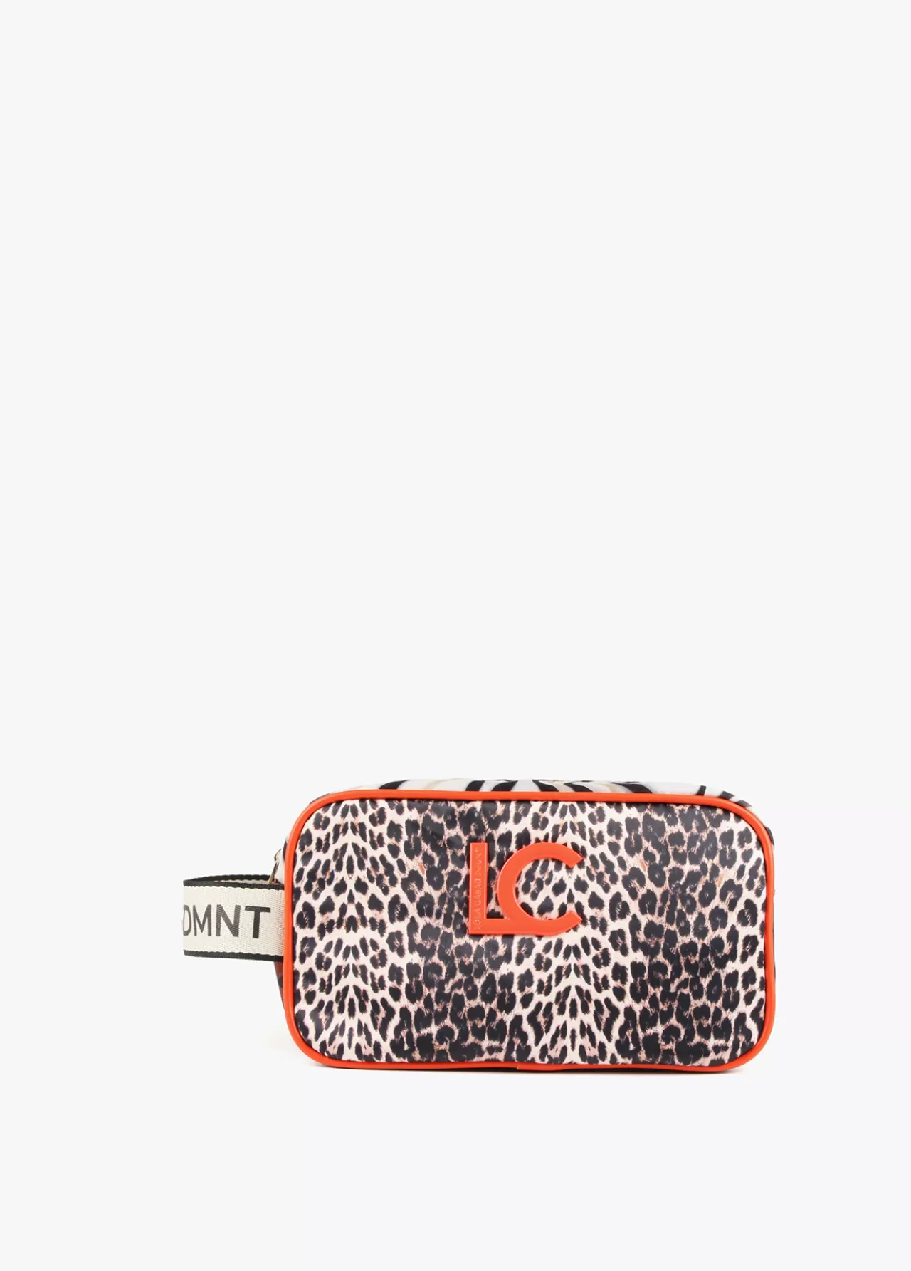 Lola Casademunt Neceser animal print CRUDO-NEGRO Cheap