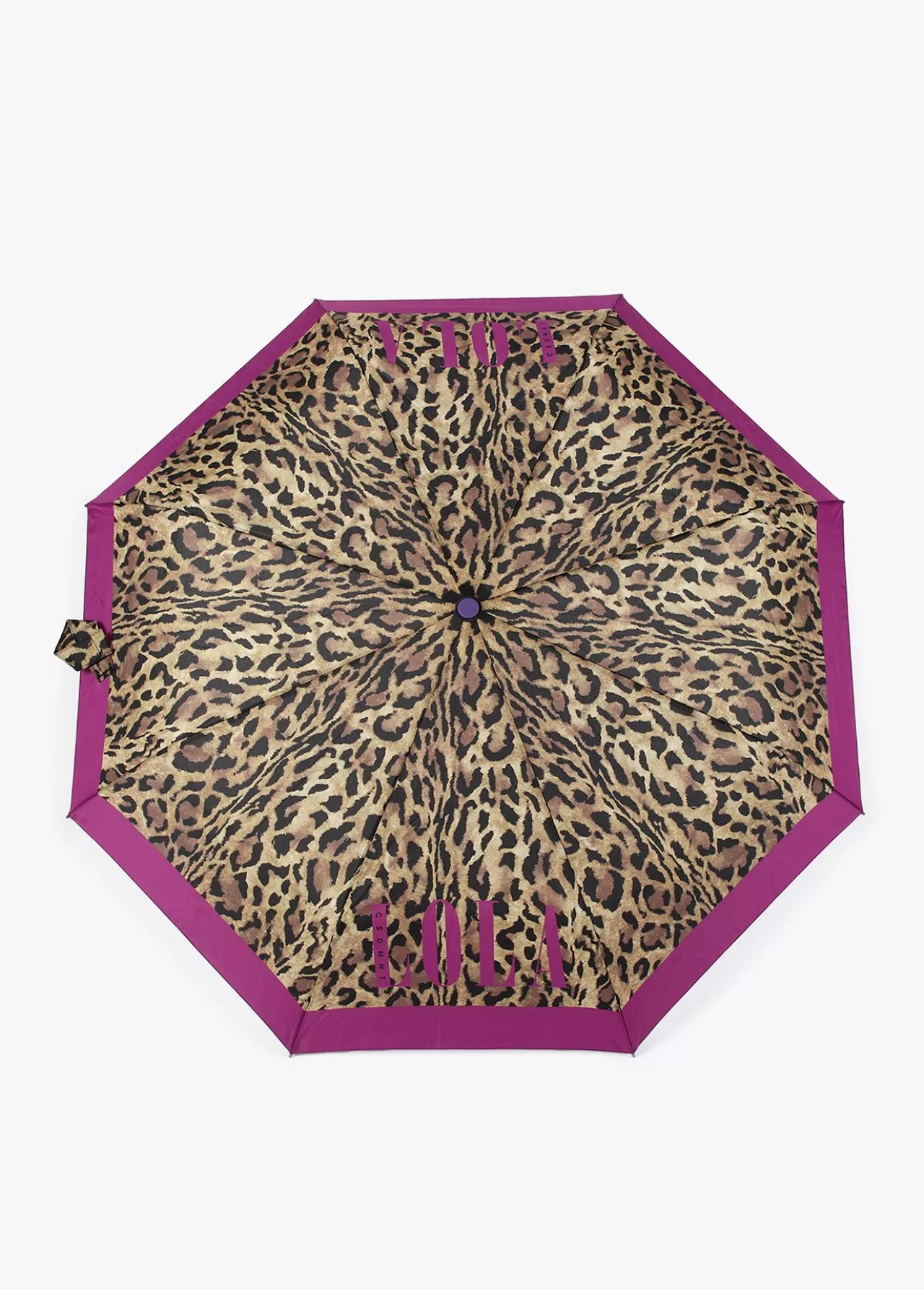 Lola Casademunt Paraguas pequeño automático animal print | Lola Casademunt FUCSIA Cheap