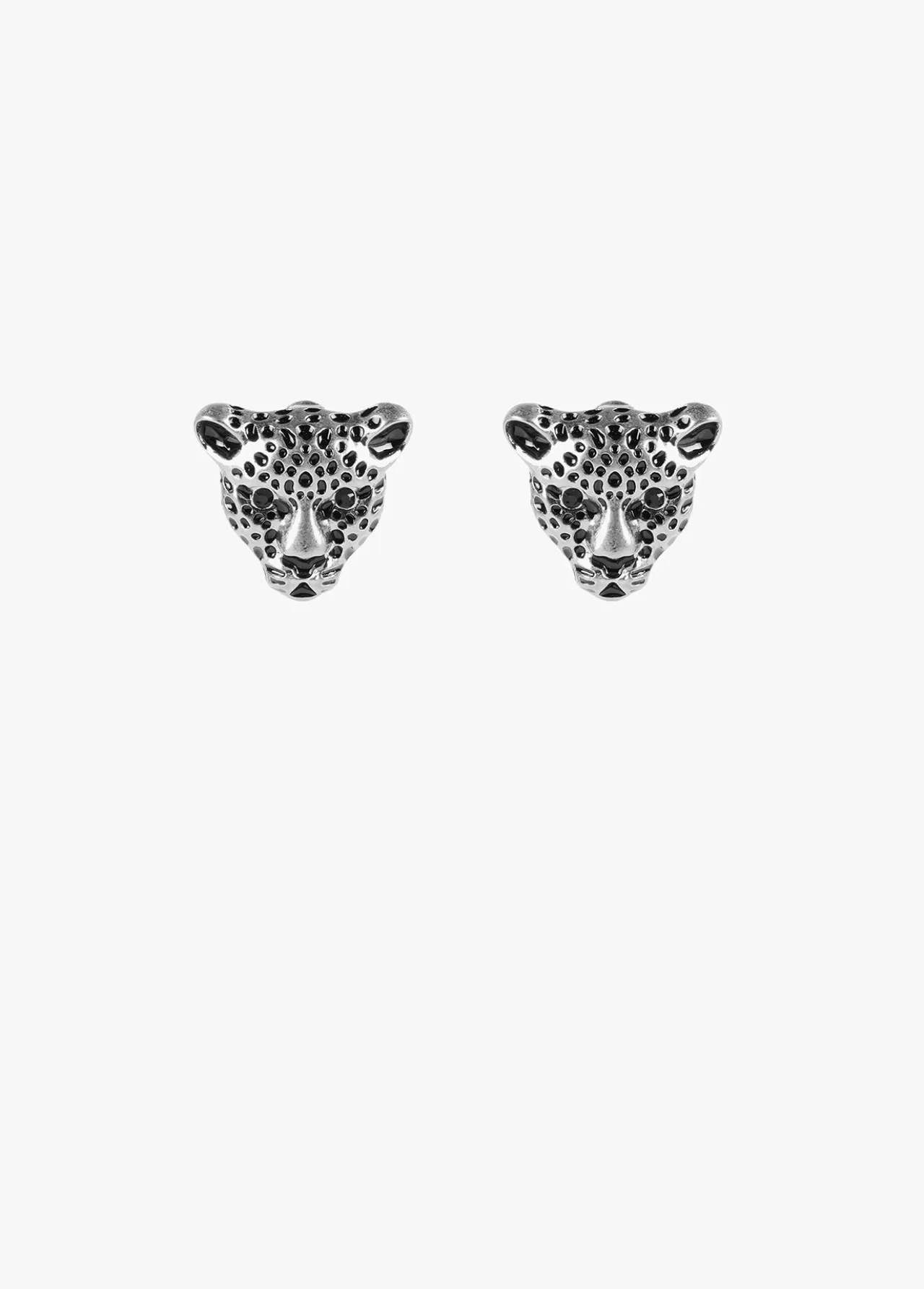 Lola Casademunt Pendientes cara leopardo DORADO Cheap